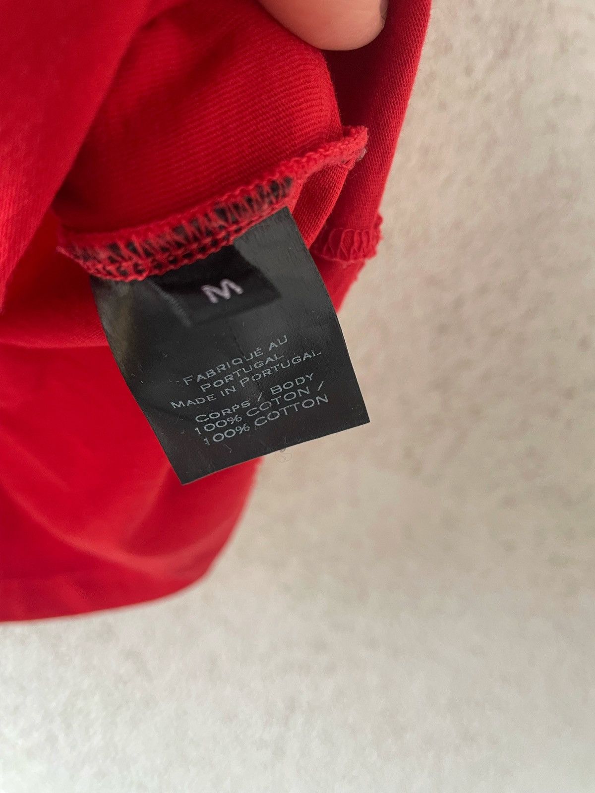 Balmain Balmain Red Men Basic Big Logo T-Shirt Size M Made Portugal Size US M / EU 48-50 / 2 - 8 Thumbnail