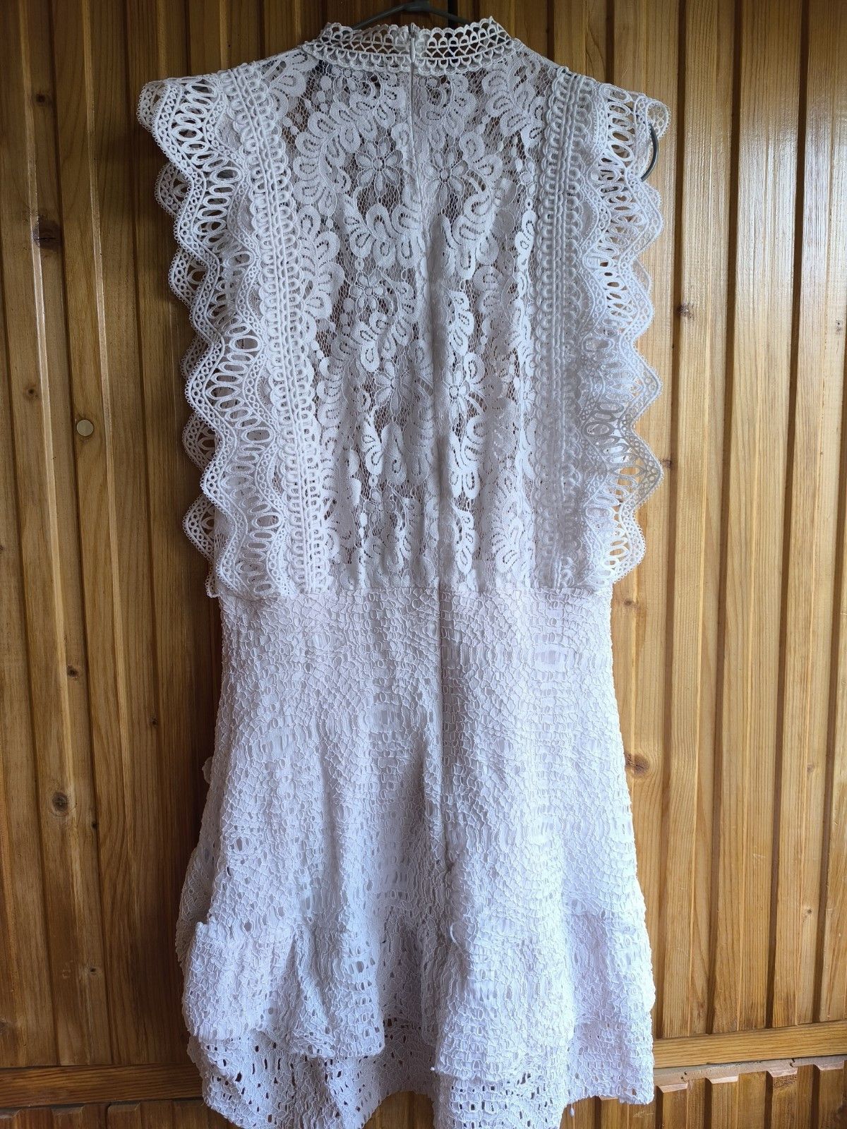 Vintage Bohemian Summer Cotton Dress With Lace Sz 4 Size S / US 4 / IT 40 - 6 Thumbnail