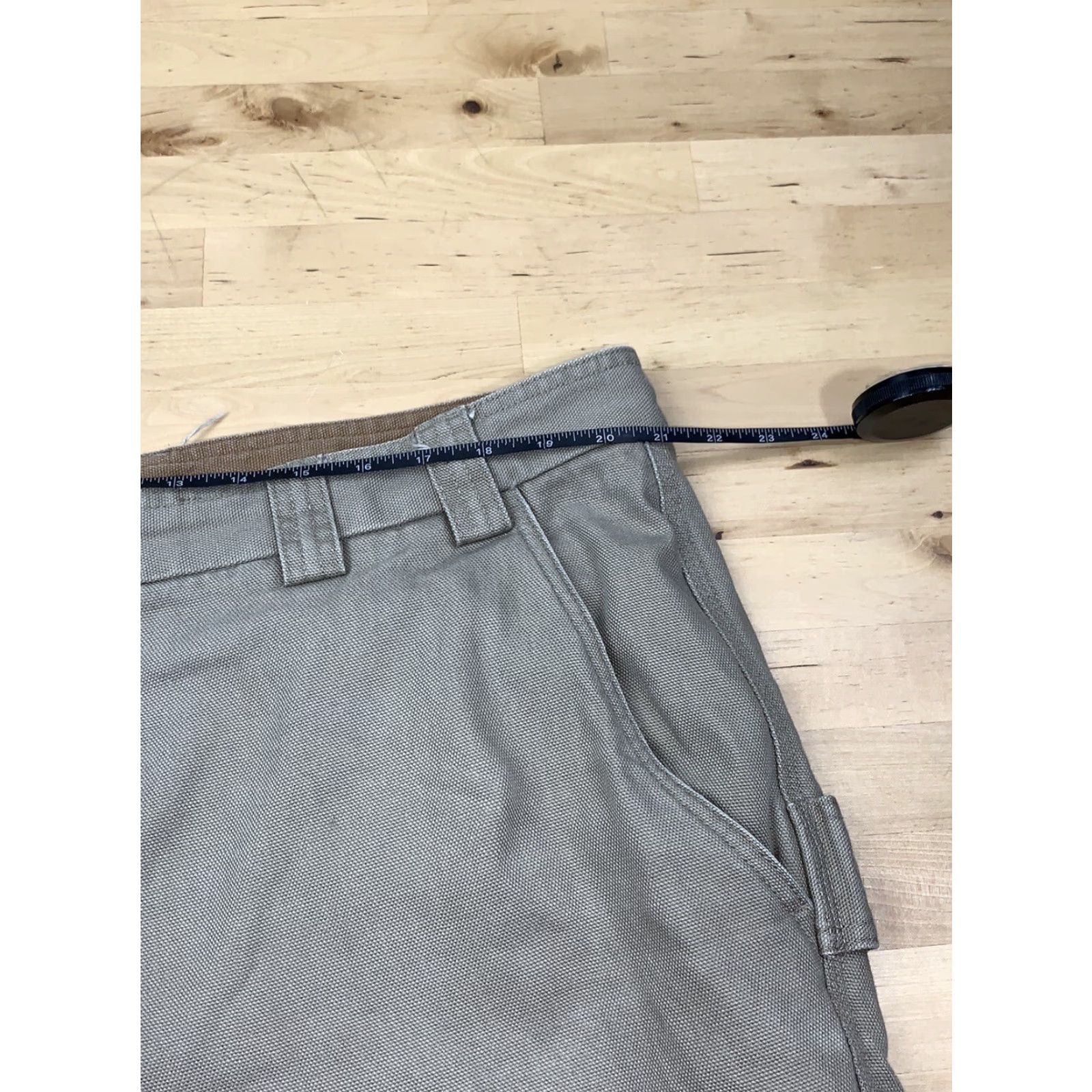 CO Duluth Cargo Jeans Beige 42x30 Regular Straight Mens Cotton Canvas 6446 Size US 42 / EU 58 - 7 Thumbnail