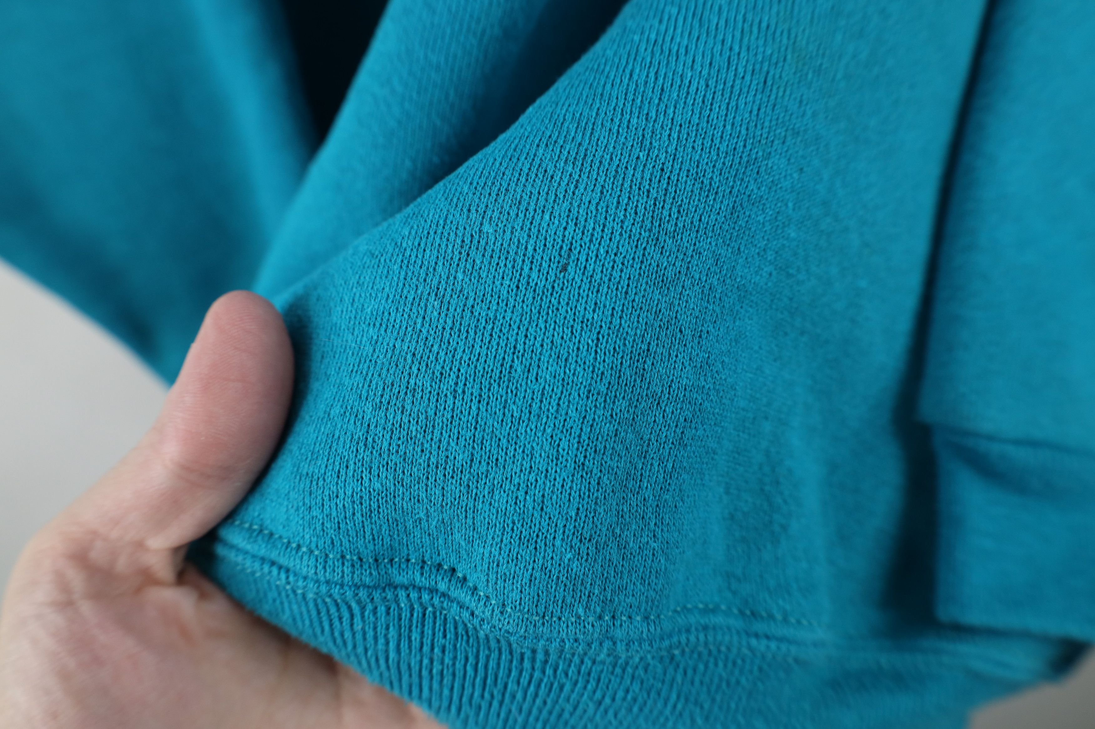 Vintage Vintage 90s Streetwear Heavy Crewneck Sweatshirt Blue USA Size L / US 10 / IT 46 - 4 Thumbnail