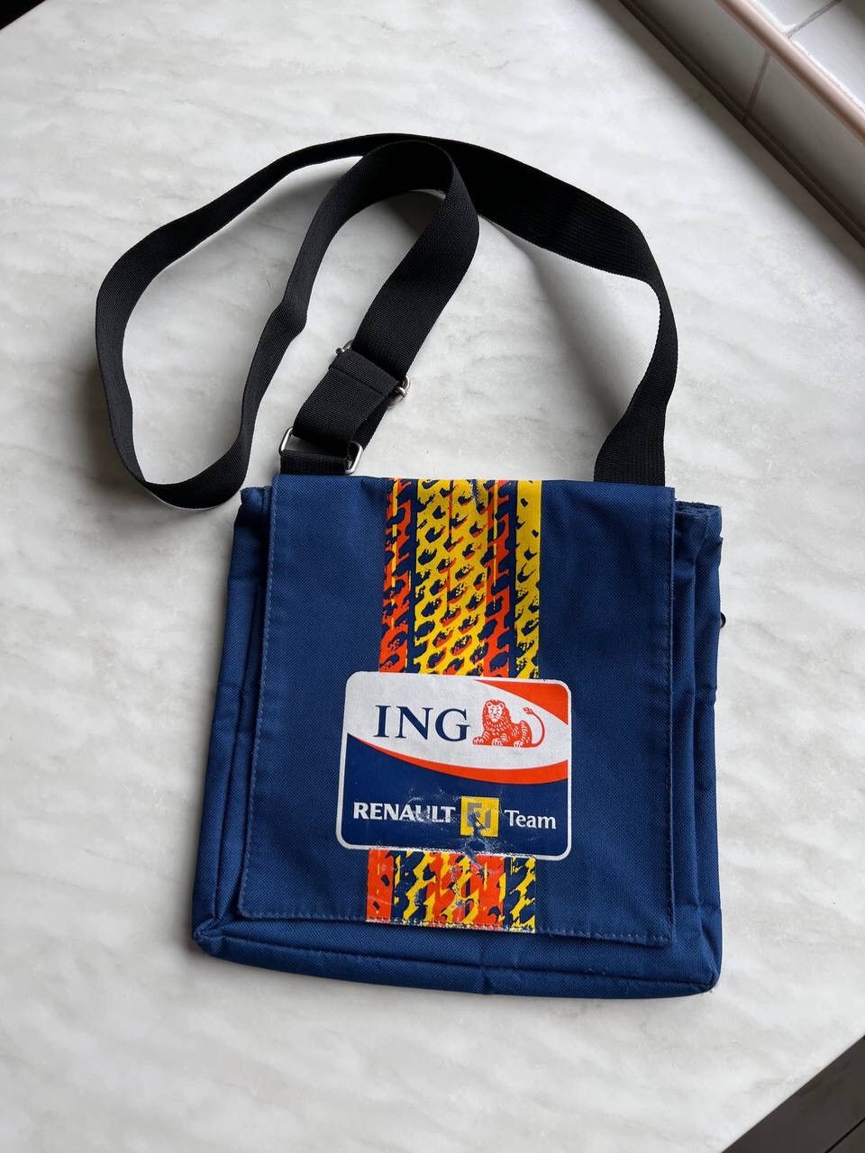 Formula 1 Vintage Renault Formula 1 belt bag F1 ING messenger vintage Size ONE SIZE - 1 Thumbnail