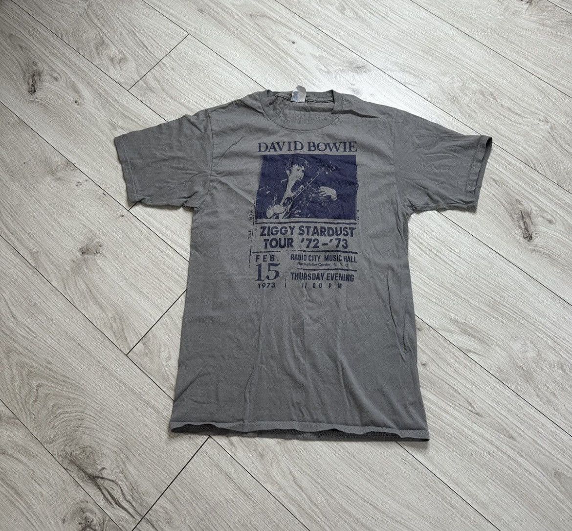 Band Tees × Vintage Vintage David Bowie Ziggy Stardust Tour 00s Y2K Rock T-Shir Size US S / EU 44-46 / 1 - 1 Thumbnail