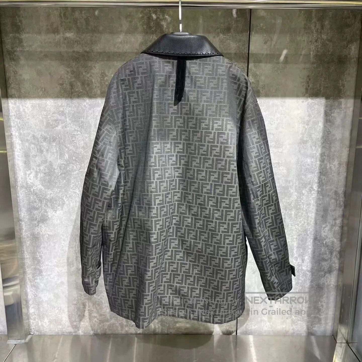 Fendi Fendi FF Logo Print Coat. Size US L / EU 52-54 / 3 - 2 Thumbnail