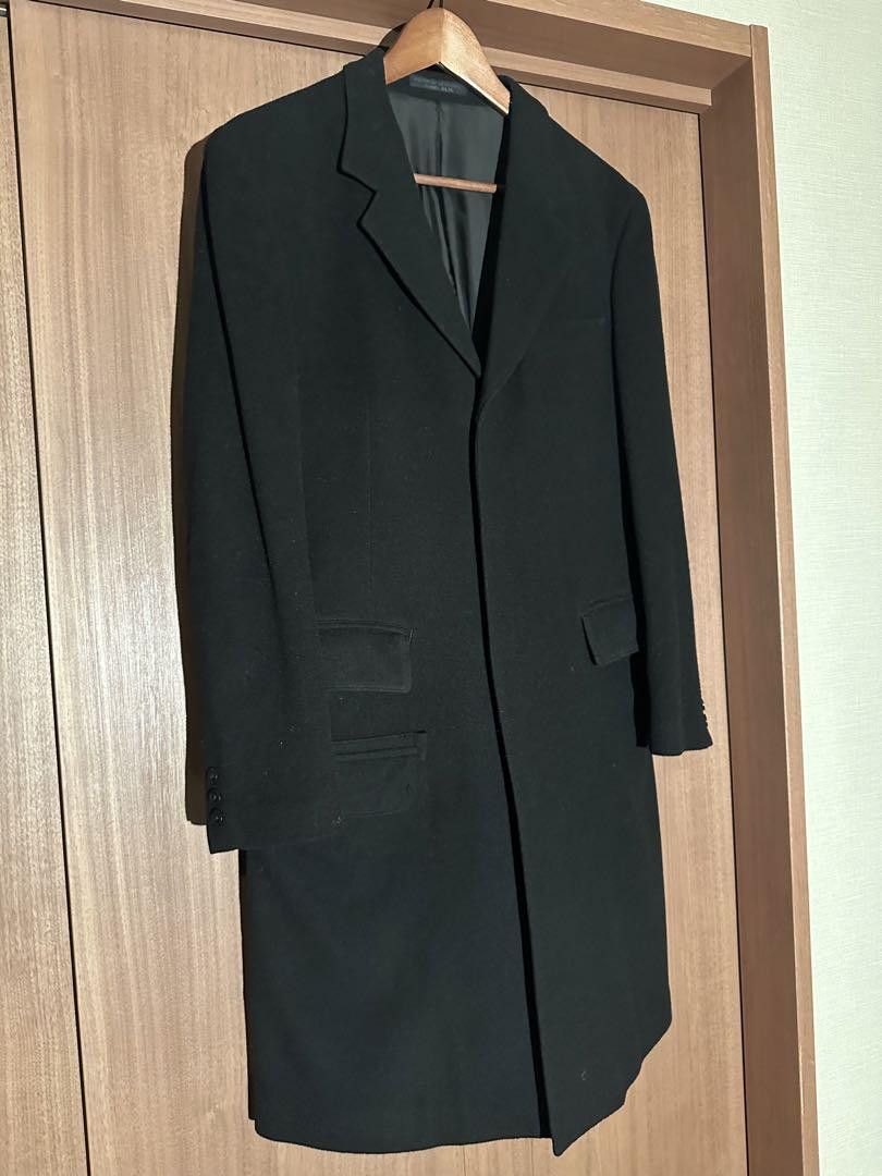 image of Yohji Yamamoto Pour Homme Regulation Coat in Black, Men's (Size Small)