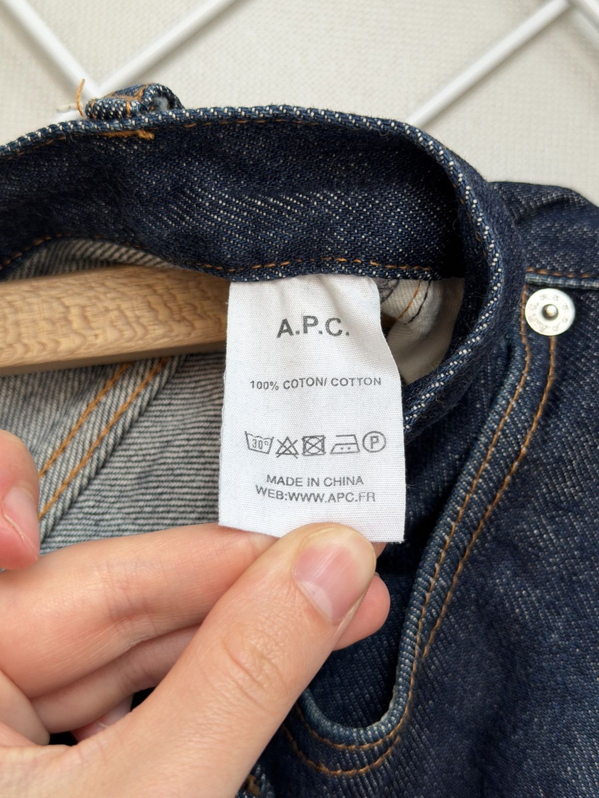 A.P.C. A.P.C. Raw Selvedge Denim Jeans Mens Size 31 Tapered Pants Size US 31 - 13 Thumbnail