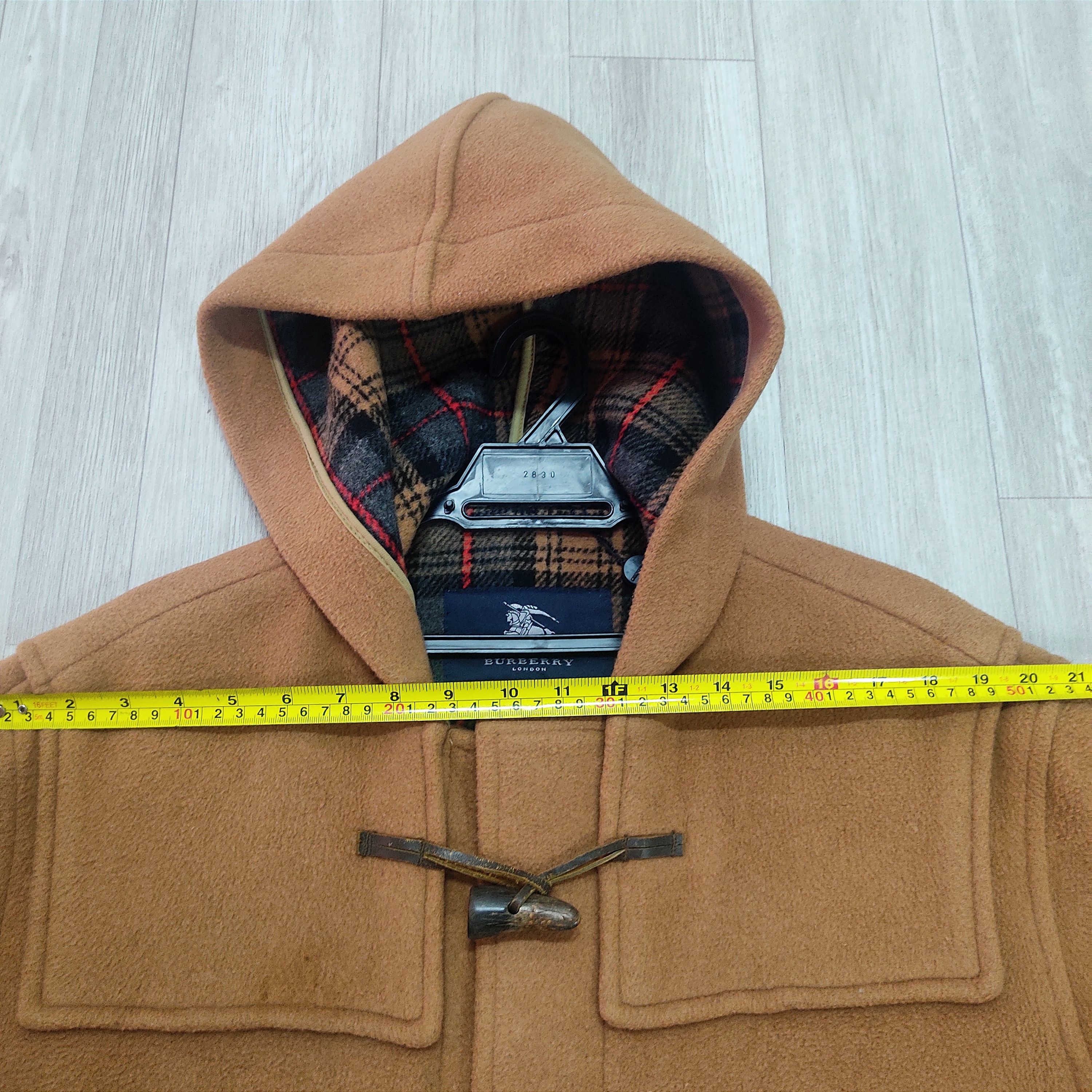 Burberry Burberry Nova Check Duffle Wool Coat Size US S / EU 44-46 / 1 - 10 Thumbnail