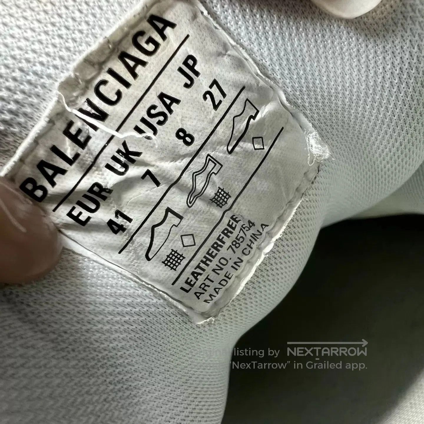 Balenciaga Gray Lowtop Sneakers Size 8. Size US 8 / EU 41 - 7 Thumbnail