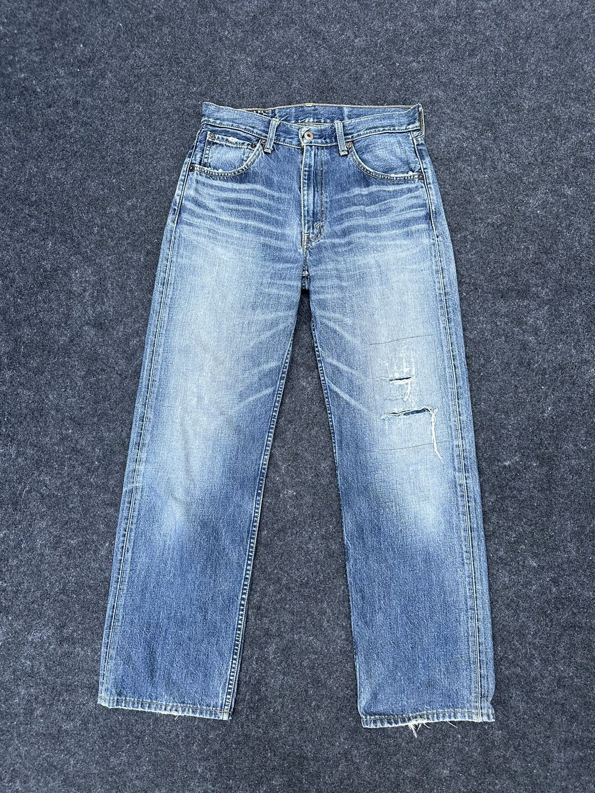 Levi's Vintage Levi’s 503 Japan Distressed Denim 30x30 D14 Size US 30 / EU 46 - 1 Thumbnail