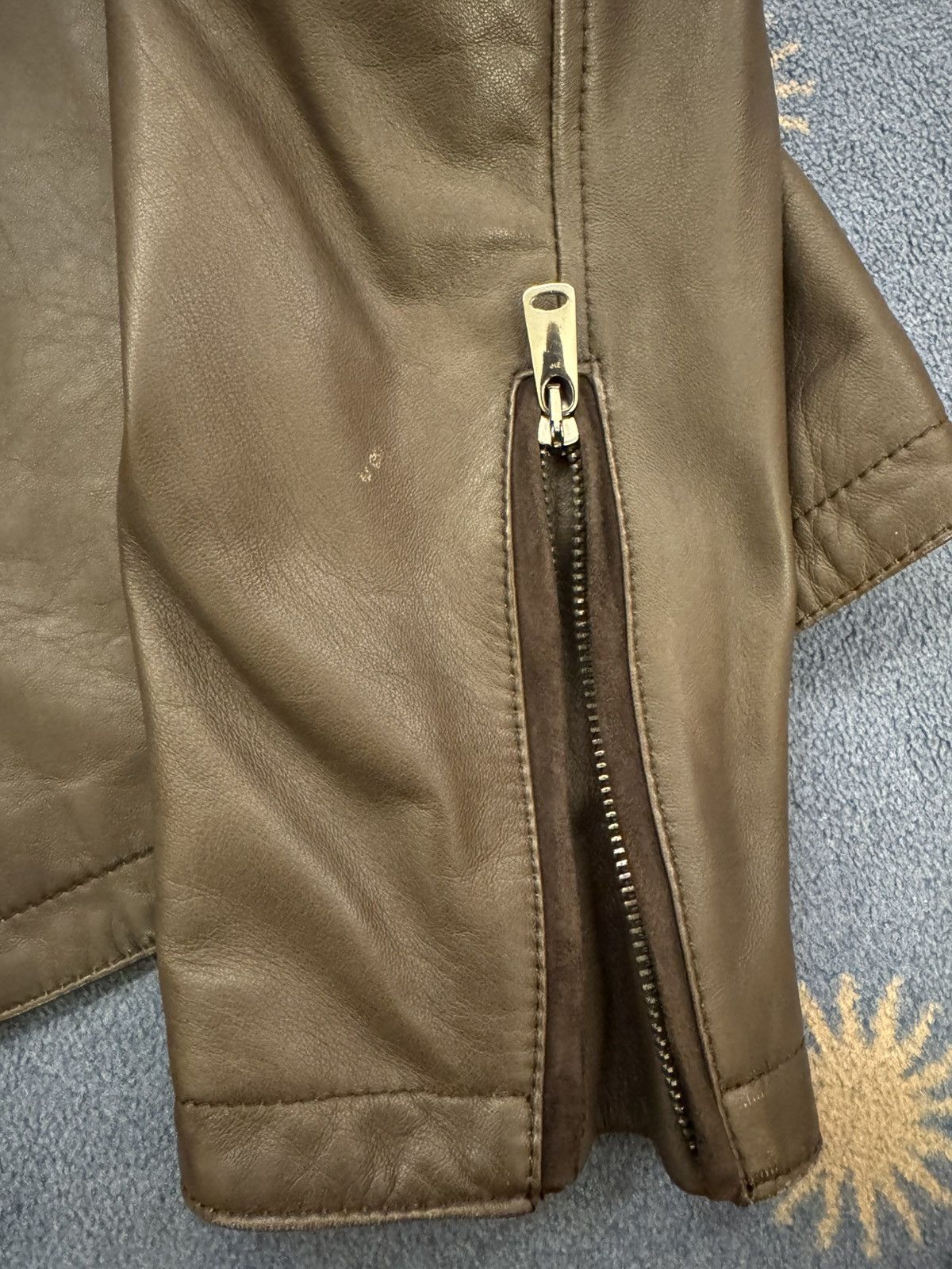 Other Olivieri Venezia Brown Leather Jacket Size US L / EU 52-54 / 3 - 8 Thumbnail