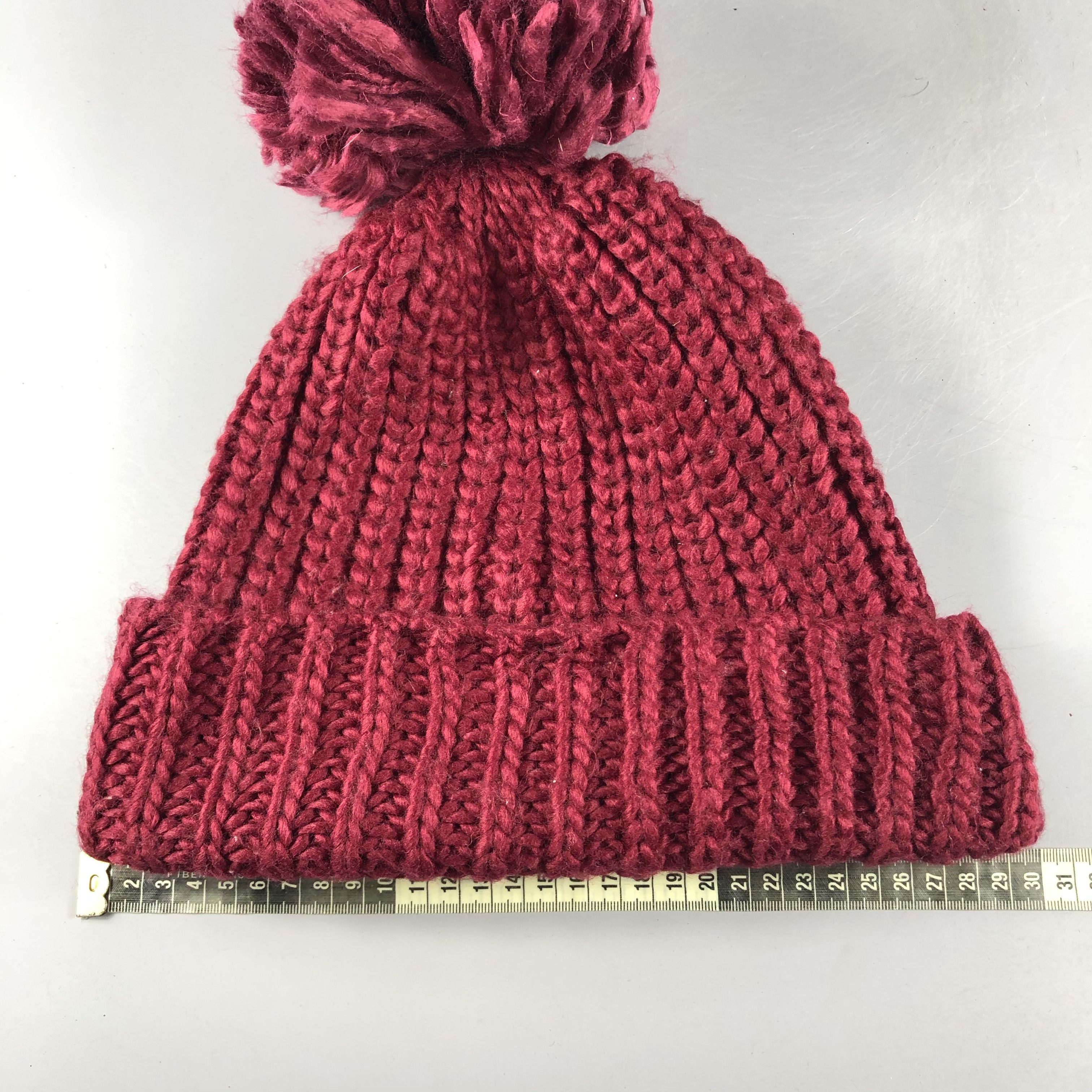 Vintage Milsa Aran Isle Bobble Beanie Snow Hat Snow Cap -D129 Size ONE SIZE - 4 Thumbnail