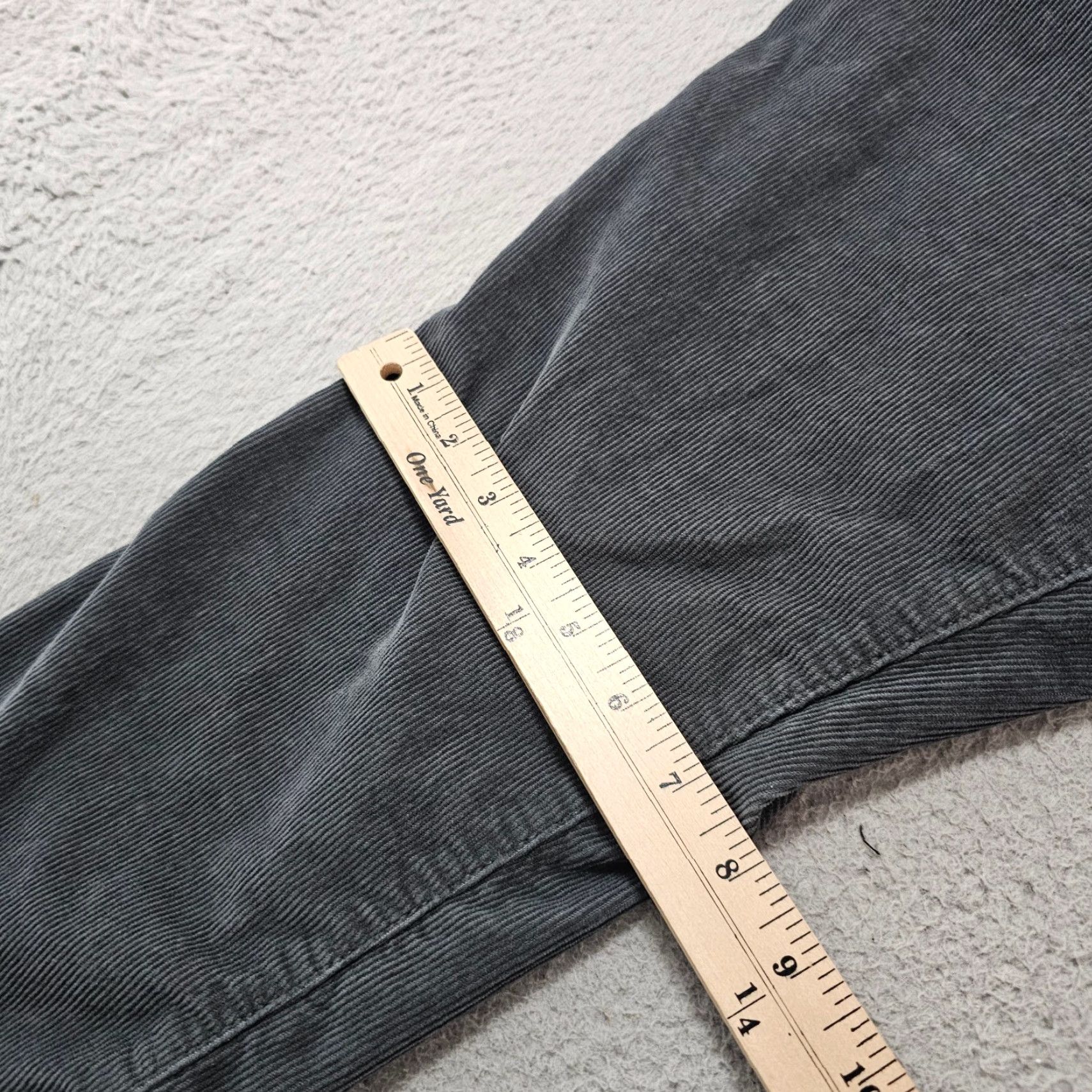 Vintage PT05 Jazz Pants Mens 32 Grey Corduroy Classic Fit Cotton Stretch Pantaloni 32x25 Size US 32 / EU 48 - 6 Thumbnail