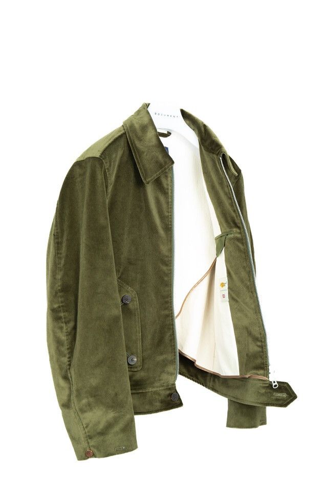 Document Cotton velvet moss bomber size xl Size US XL / EU 56 / 4 - 8 Thumbnail