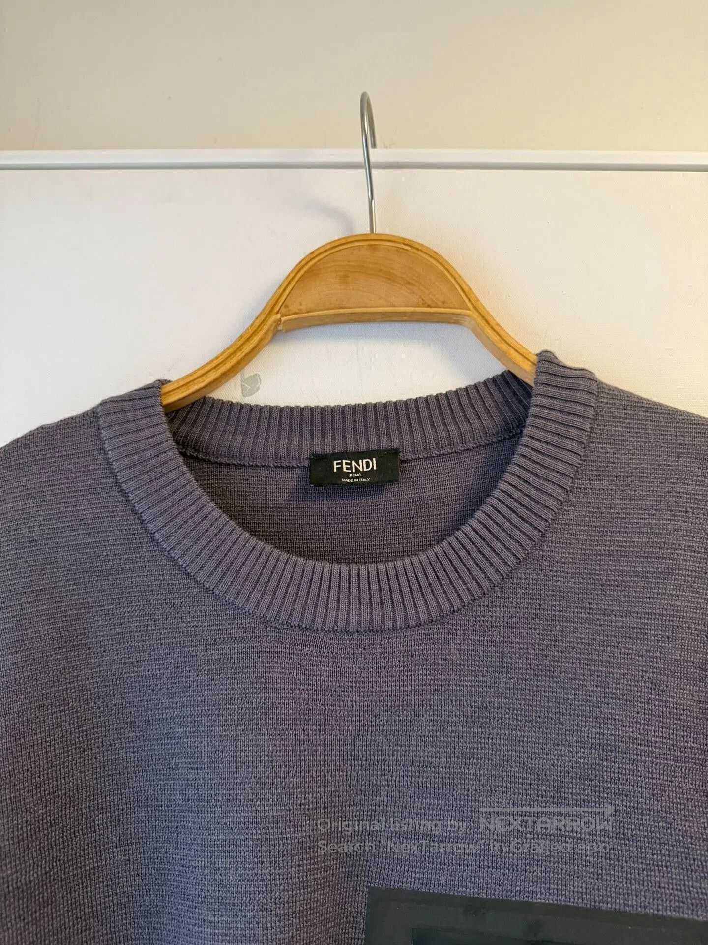 Fendi Fendi Pocket Decorative Long Sleeve Sweater. Size US L / EU 52-54 / 3 - 4 Thumbnail