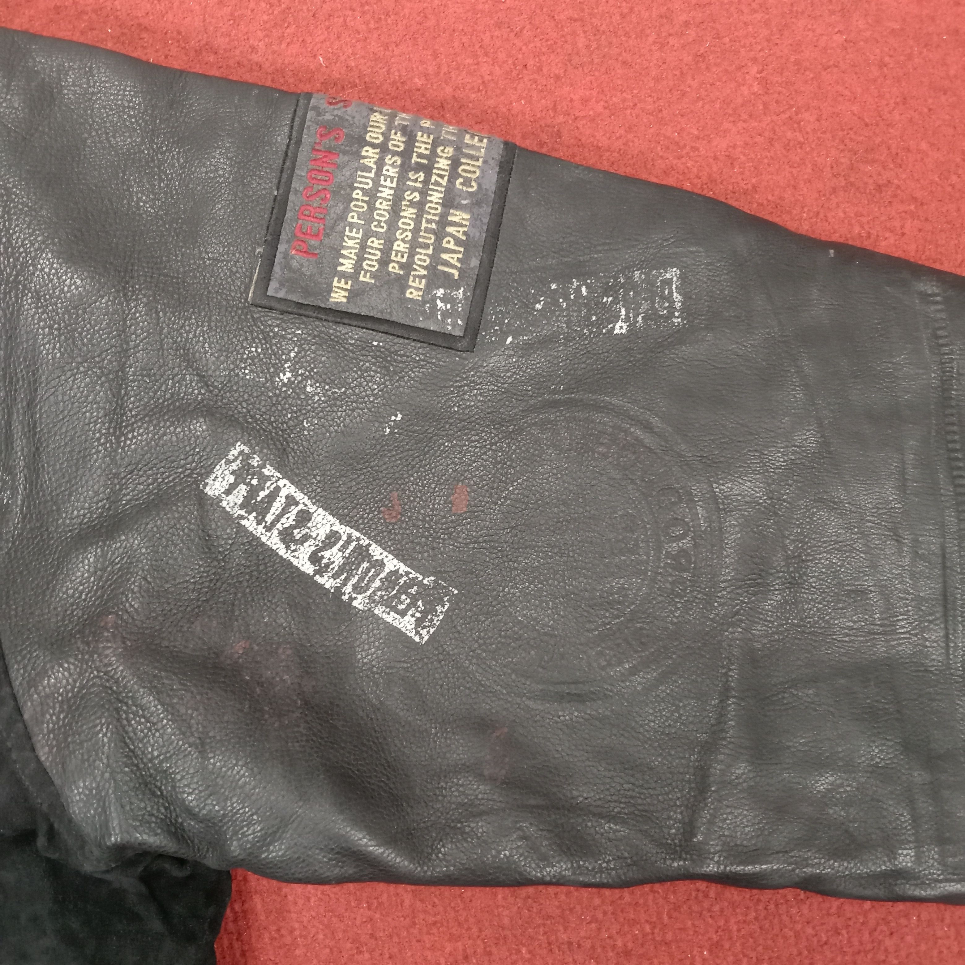 PERSON'S × Vintage Person's Collection Riders Bikers Style Varsity Jacket Size US L / EU 52-54 / 3 - 7 Thumbnail