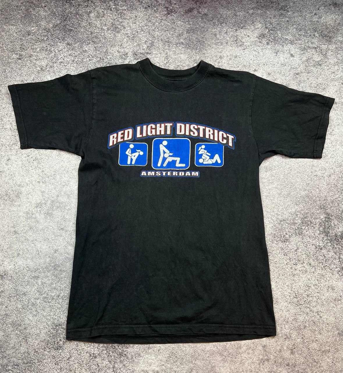Vintage Vintage Red Light District Amsterdam T-Shirt Humor Tee Size US S / EU 44-46 / 1 - 1 Thumbnail