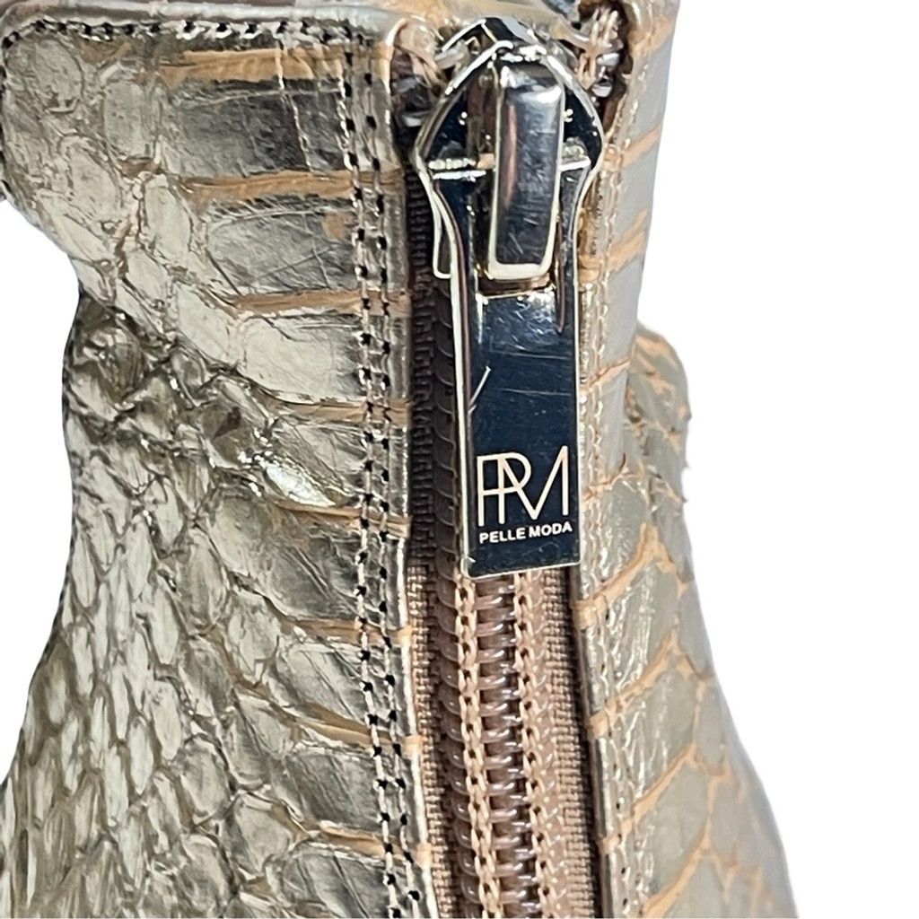 Pelle Moda Pelle Moda Frisk Embellished In Snake and Gold Size 8M Size US 8 / IT 38 - 1 Thumbnail