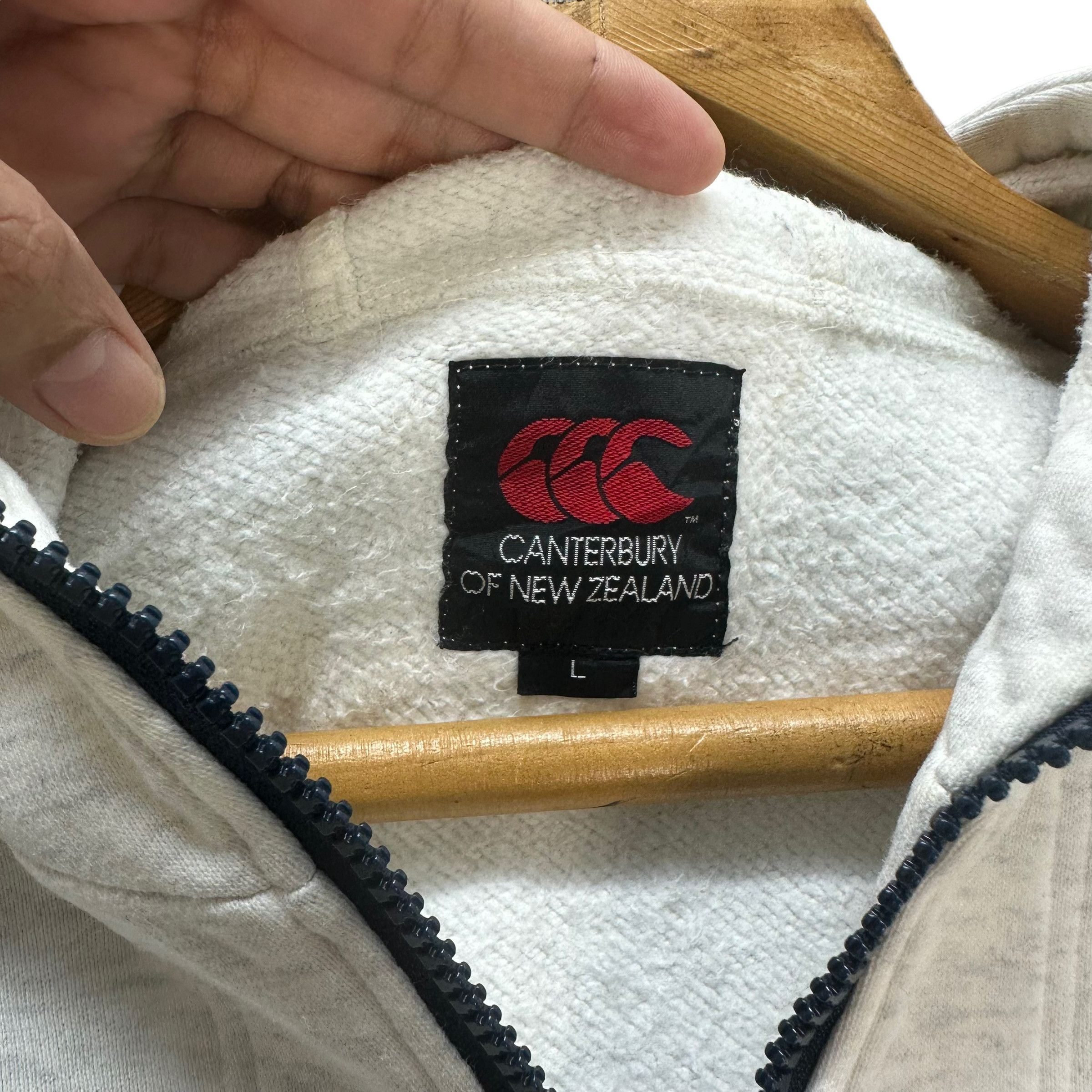 Canterbury of New Zealand CANTERBURY EMBROIDERY BIG LOGO PULLOVER HOODIES #8487-011 Size US L / EU 52-54 / 3 - 6 Thumbnail