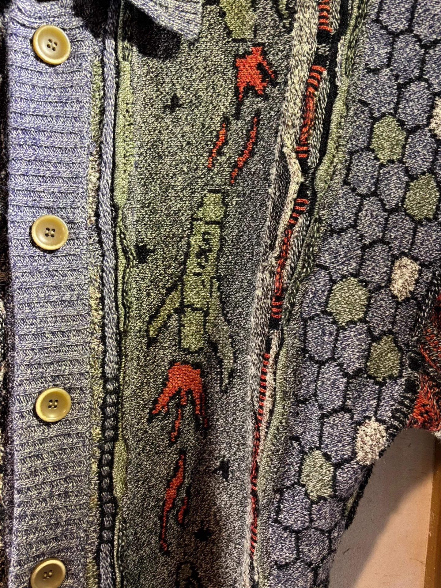 Other khoki 23AW Oversized Patterned Sweater 99% New Size US M / EU 48-50 / 2 - 5 Thumbnail