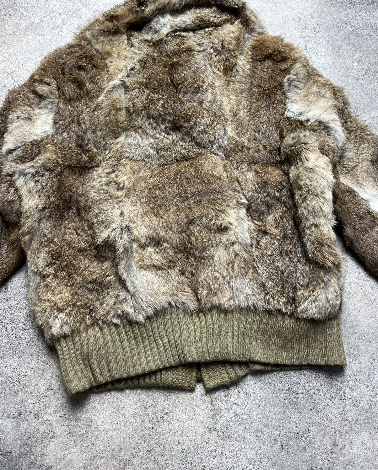 Vintage Vintage 90s cropped fur bomber jacket Size S / US 4 / IT 40 - 9 Thumbnail