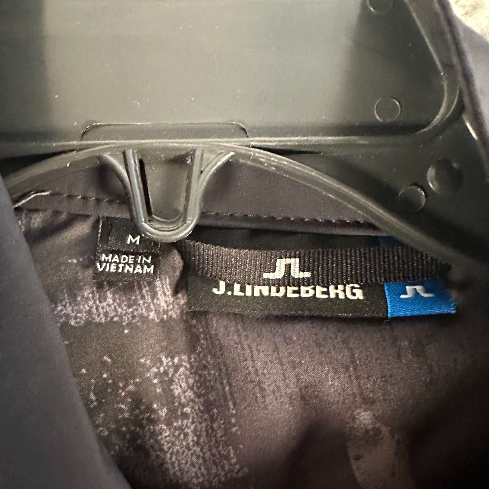 J.Lindeberg J.Lindeberg Jacket Mens Medium Black Gray Quilted Primaloft Season Hybrid Size US M / EU 48-50 / 2 - 4 Thumbnail