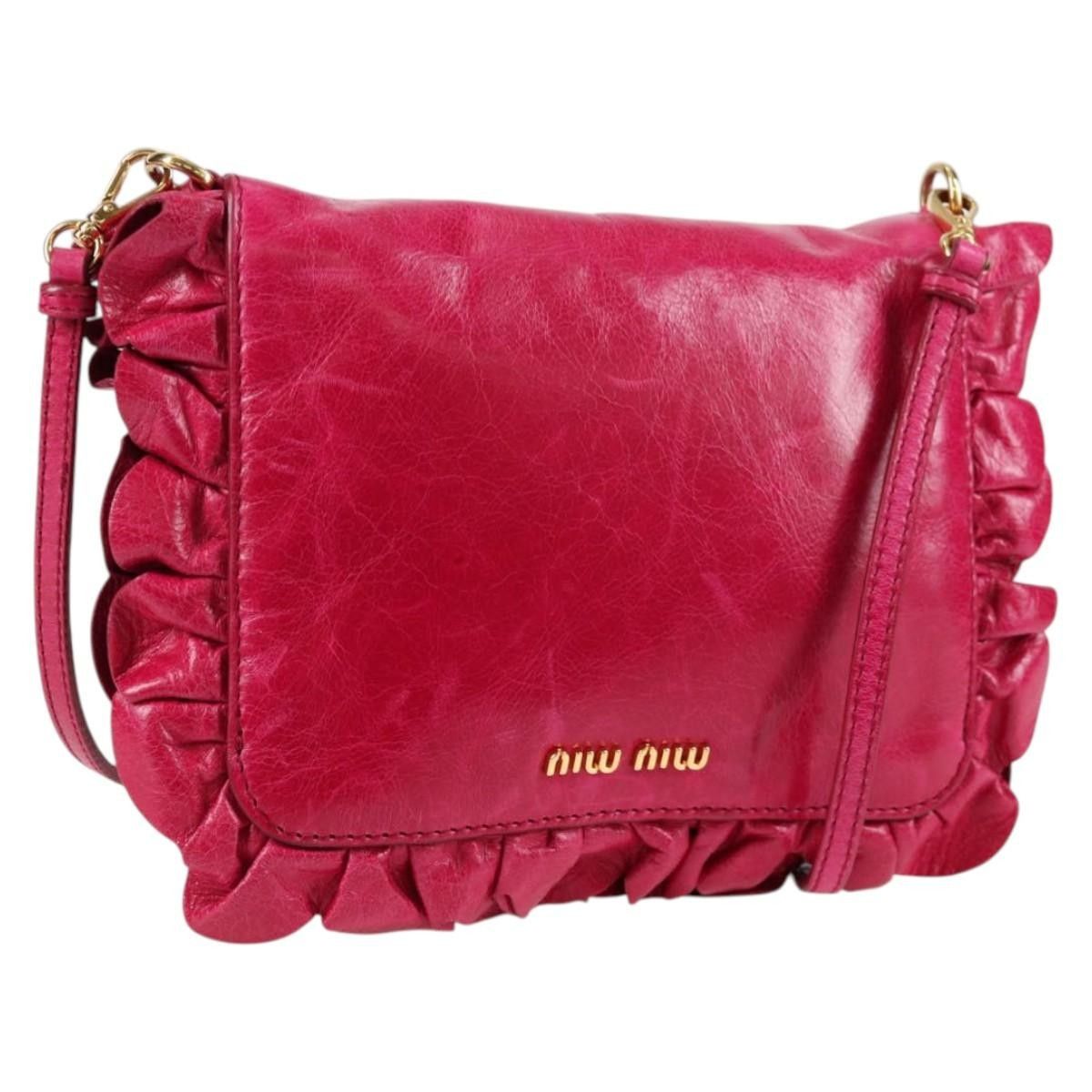 Miu Miu Miu Miu Shoulder Bag Leather Size ONE SIZE - 1 Thumbnail