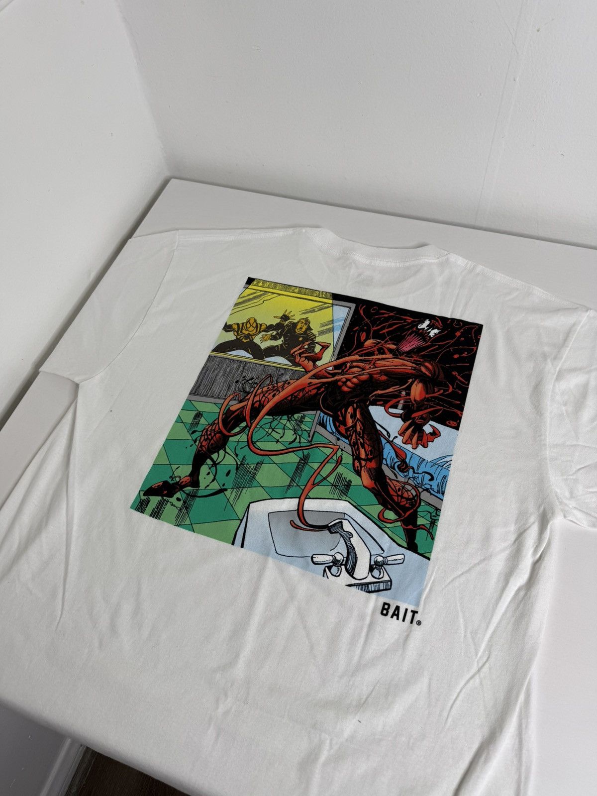 Bait Bait x Marvel Carnage Tee "White" (XL) *BRAND NEW* Size US XL / EU 56 / 4 - 2 Thumbnail