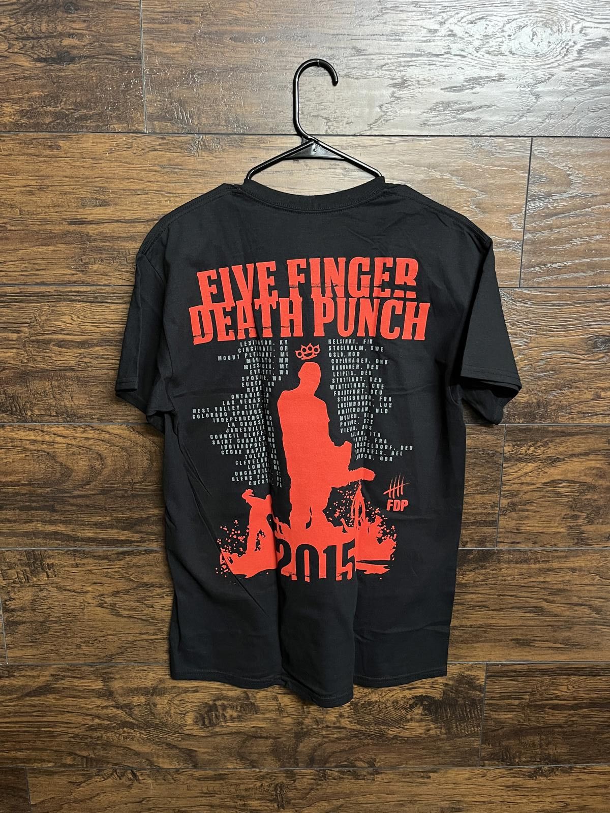 Designer Five Finger Death Punch T-shirt FFDP Got Your Six 2015 Tour Size US M / EU 48-50 / 2 - 2 Thumbnail