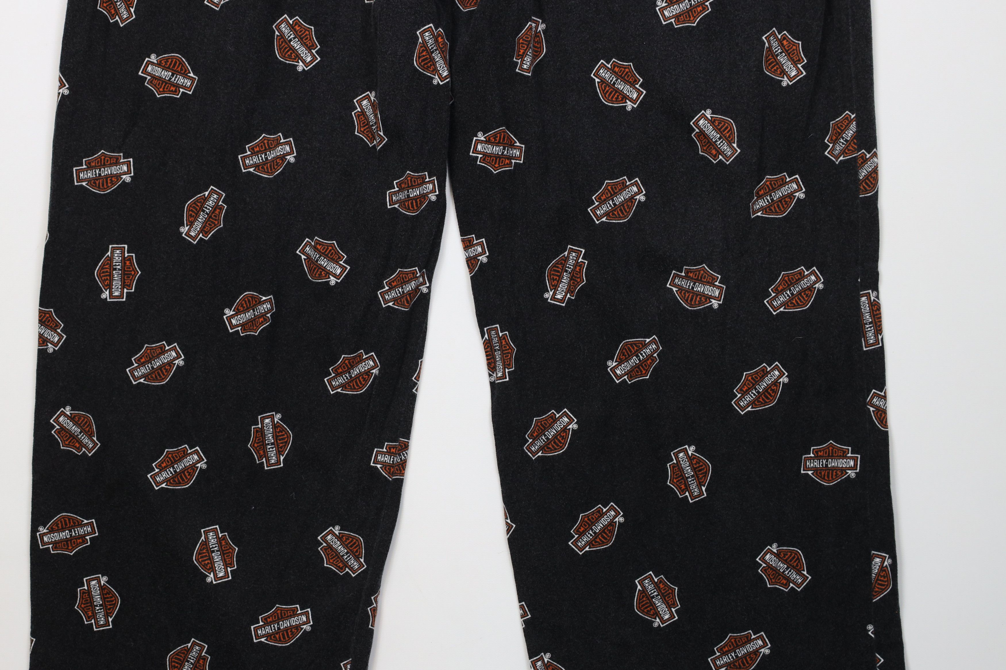 Harley Davidson Vintage 90s Harley Davidson All Over Print Wide Leg Pants Size US 38 / EU 54 - 13 Thumbnail