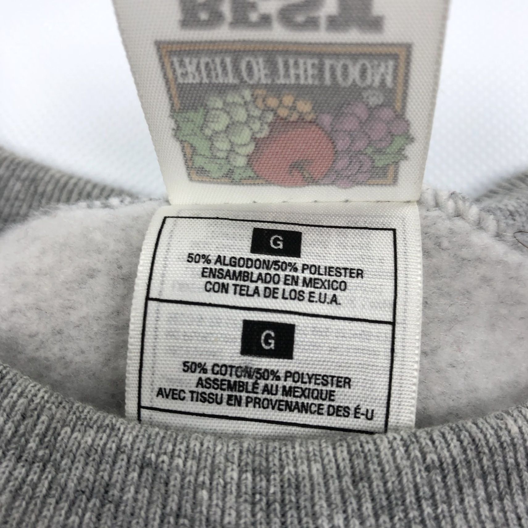 Fruit Of The Loom VINTAGE Fruit of the Loom Johnnie Mercers Pier Wrightsville Beach Crewneck L Pullover Sweatshirt Gray Mens 90s Nautical Retro Beach Size US L / EU 52-54 / 3 - 5 Thumbnail