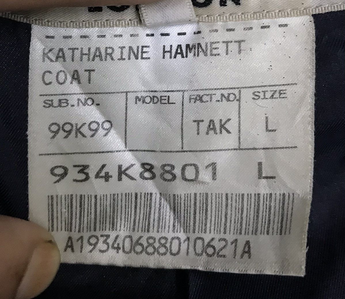 Katharine Hamnett London Vintage Katharine Hamnett London Jacket Size US L / EU 52-54 / 3 - 12 Thumbnail