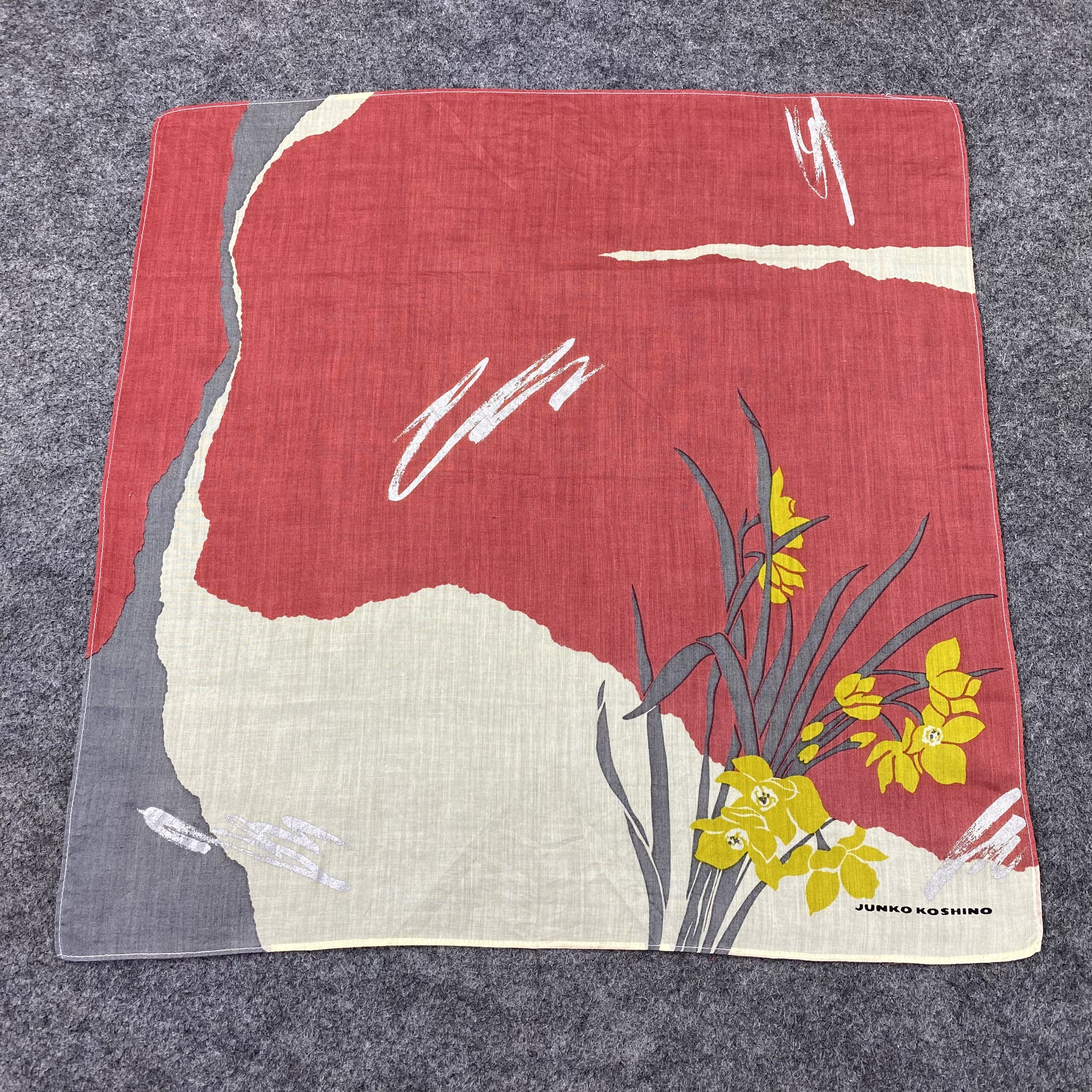 Japanese Brand Junko Koshino Handkerchief / Bandana / Neckerchief-B1361 Size ONE SIZE - 3 Thumbnail