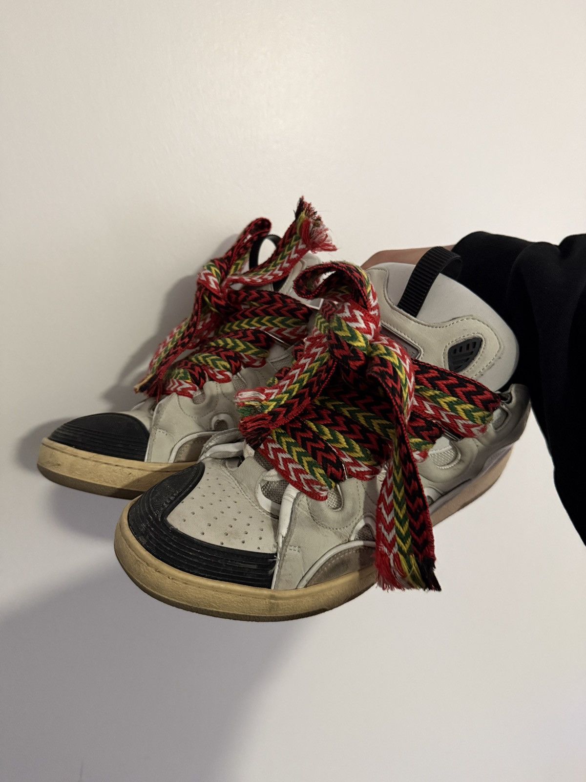 Lanvin Lanvin white Curb Sneakers Size US 9.5 / EU 42-43 - 3 Thumbnail
