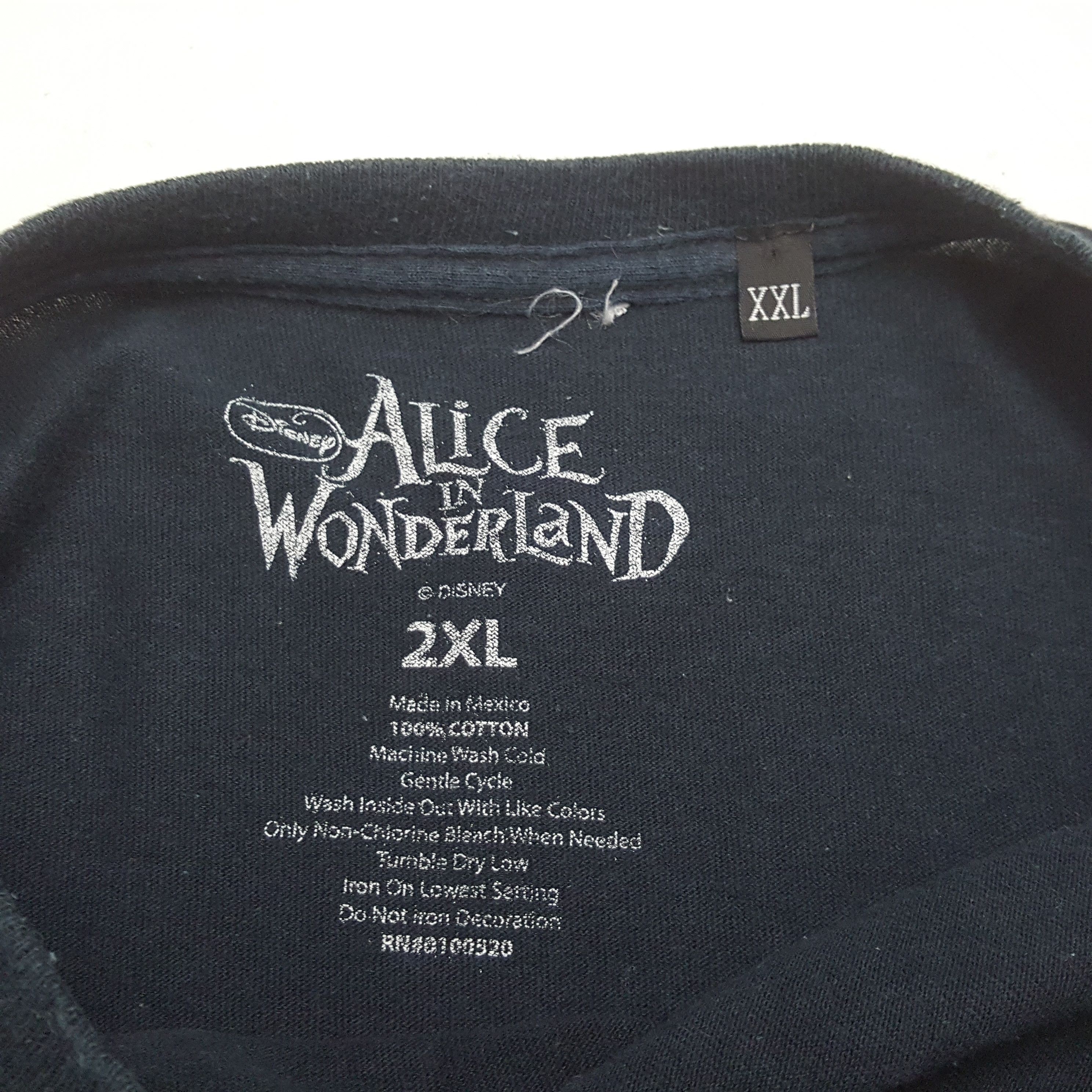 Disney Vintage Alice In Wonderland Cheschier Cat Disney's Tee RR26 Size US XXL / EU 58 / 5 - 4 Thumbnail