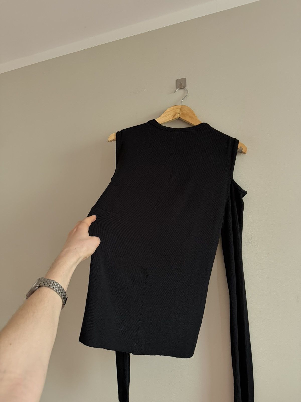 Thom Krom Thom Krom Cut-Out Longsleeve Minimal Avant Garde Size L / US 10 / IT 46 - 8 Thumbnail