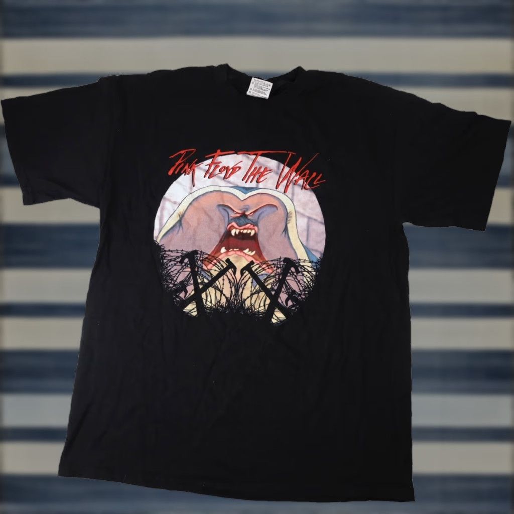 Vintage VINTAGE Pink Floyd The Wall T-Shirt XL Mens Black Graphic 1999 Size US XL / EU 56 / 4 - 1 Thumbnail