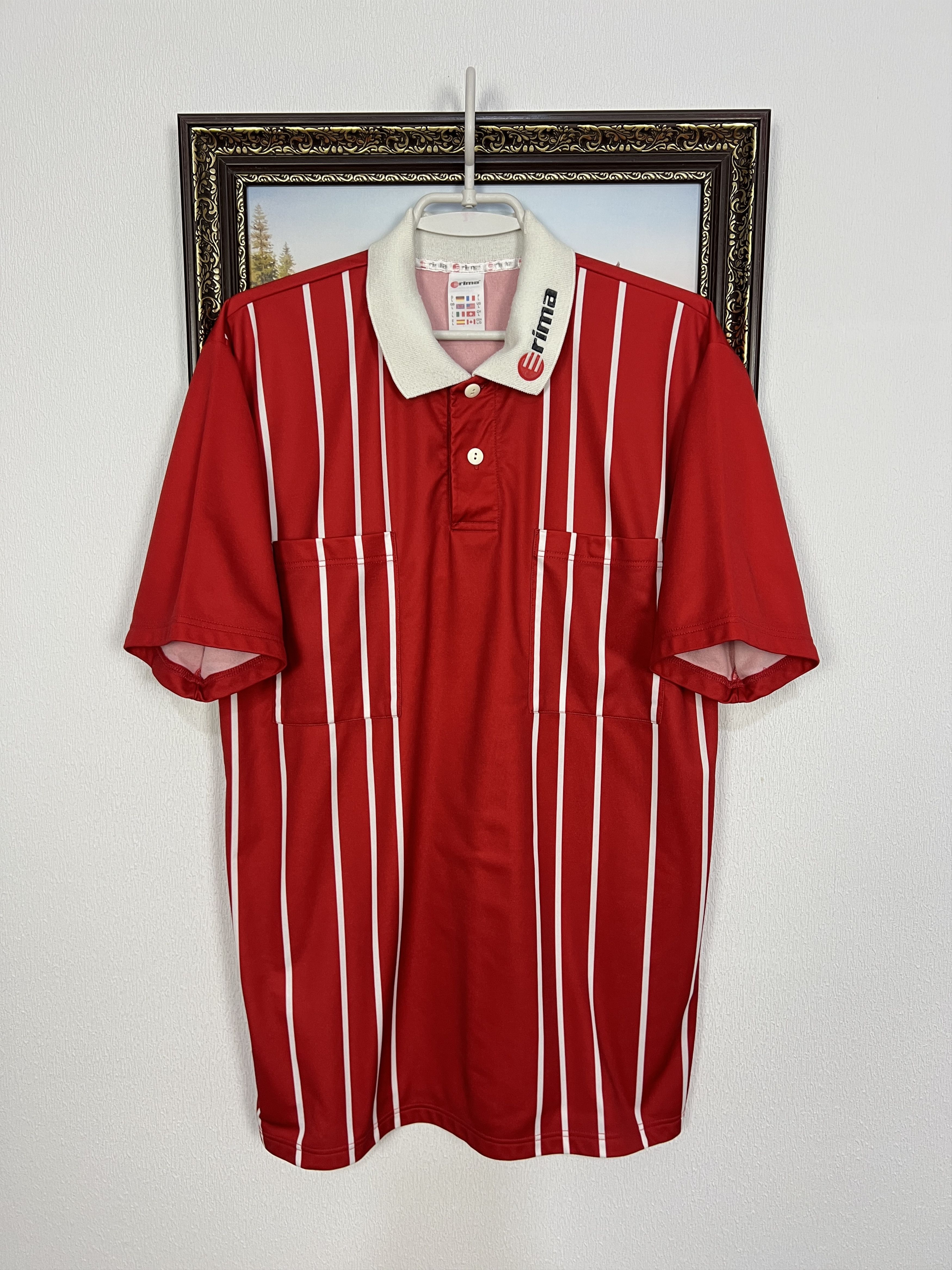 Erima Vintage 90's Football Template Shirt Soccer Referee Jersey Size US L / EU 52-54 / 3 - 1 Thumbnail