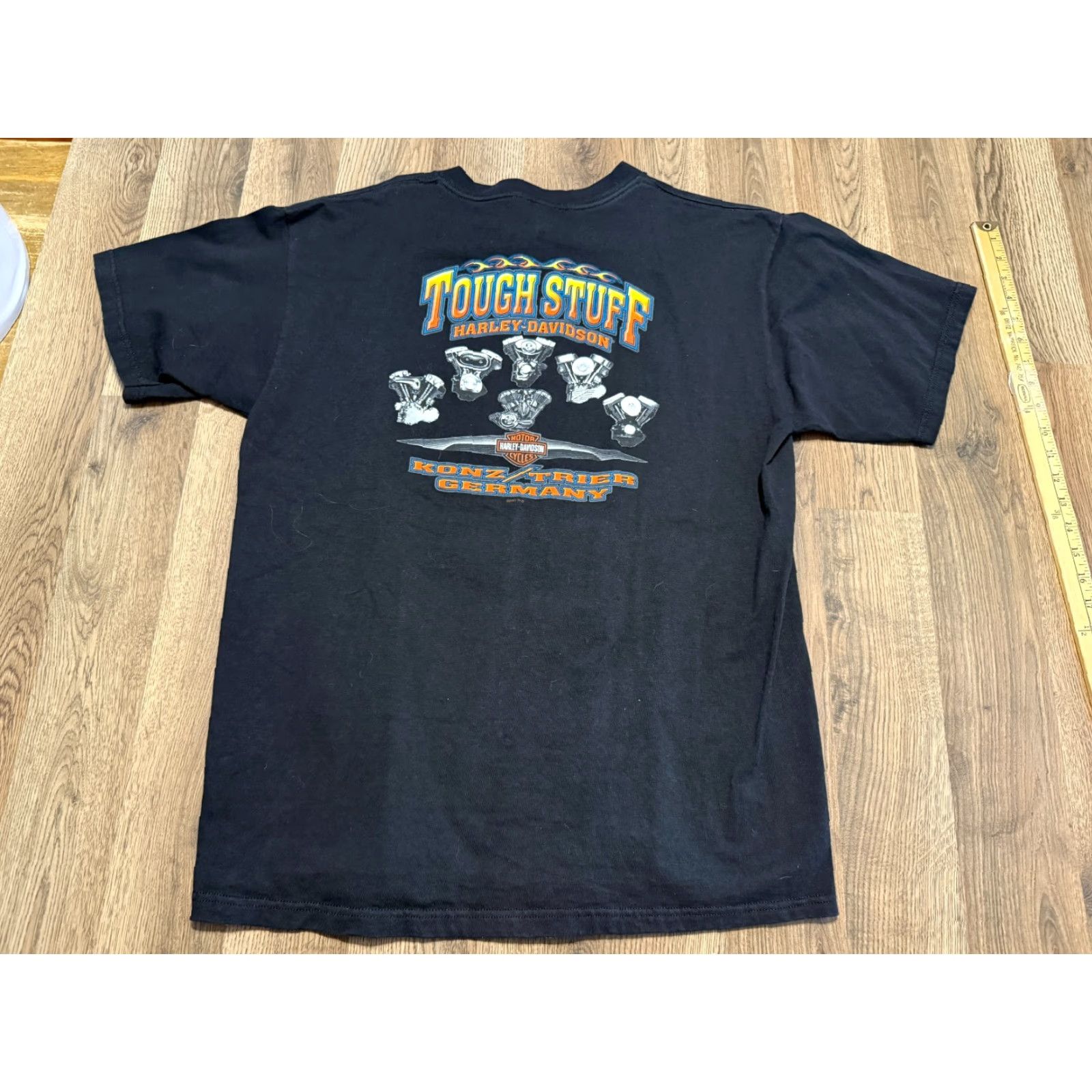 Harley Davidson Harley-Davidson Shirts Men's XL Black Short Sleeve Crew Neck Motorcycle Shirt Size US XL / EU 56 / 4 - 3 Thumbnail