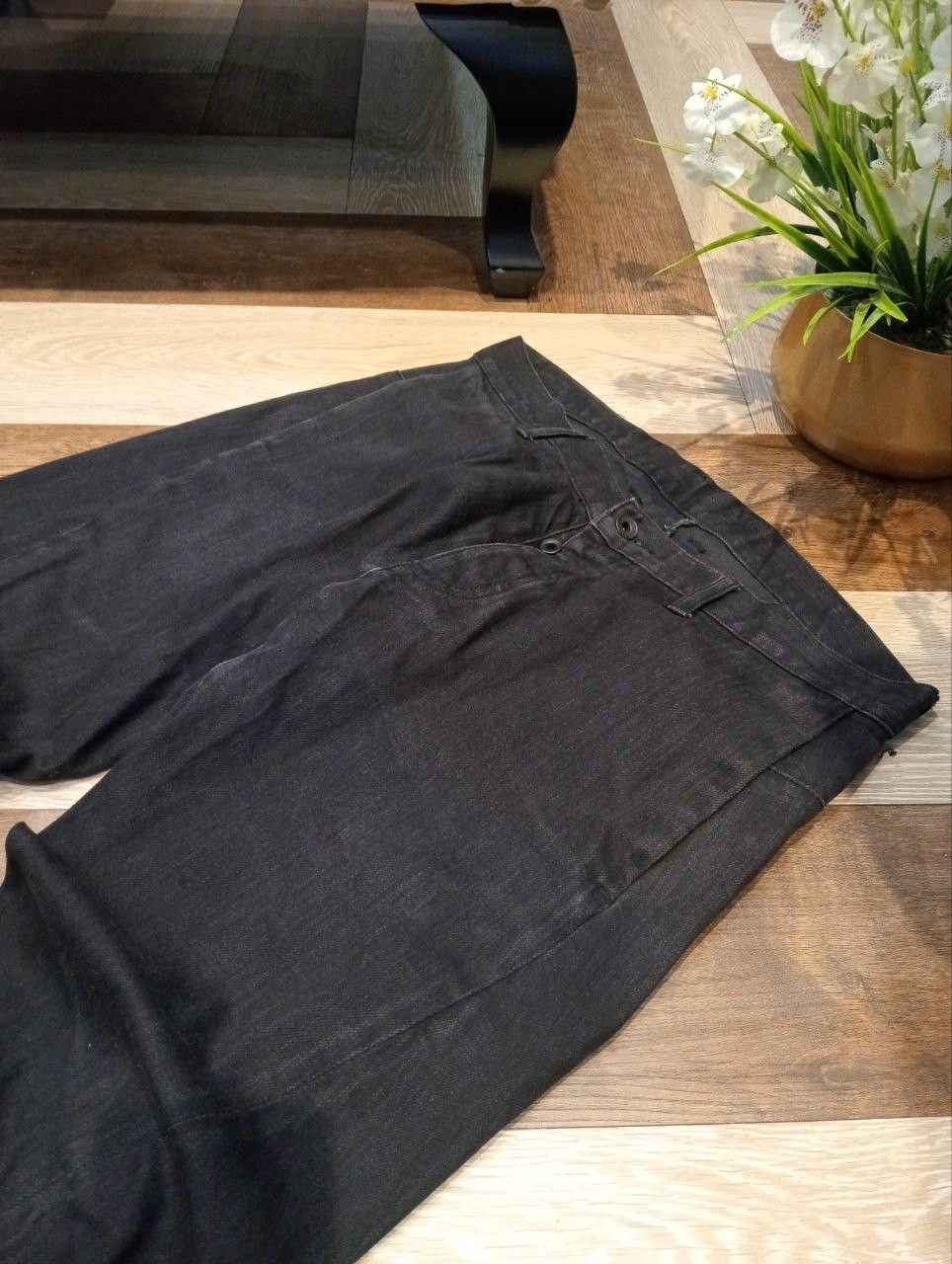 Shellac JAPANESE SHELLAC BLACK CURVE DENIM PANTS Size US 32 / EU 48 - 5 Thumbnail