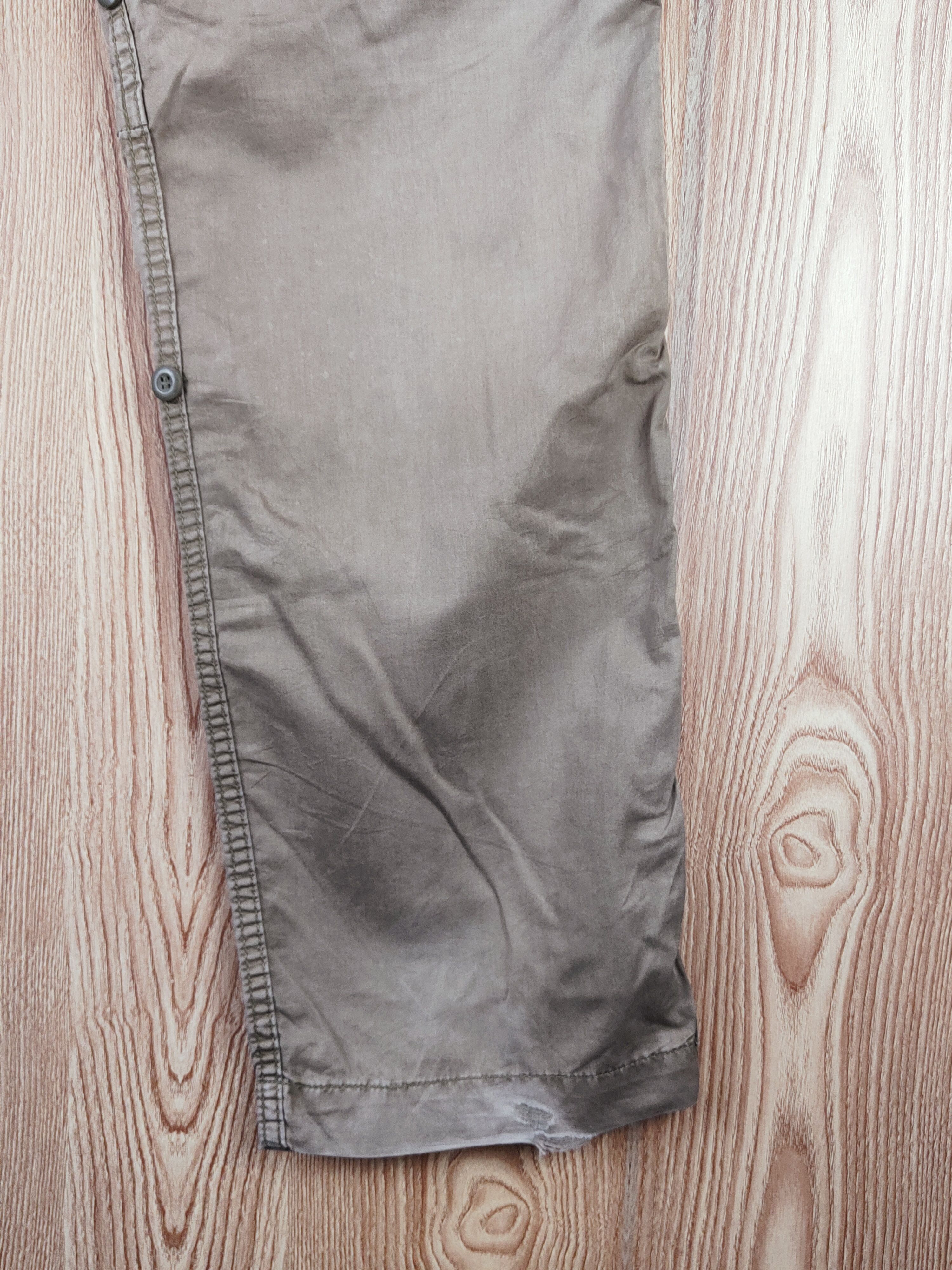 Japanese Brand Back Number Olive Faded Multipocket Cargo Pants #W853 Size US 32 / EU 48 - 11 Thumbnail