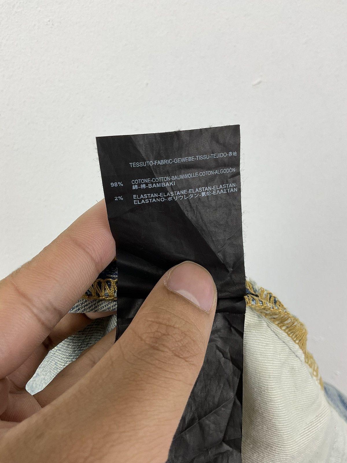 Saint Laurent Paris Saint Laurent Distressed Slim Jean Size US 28 / EU 44 - 13 Thumbnail