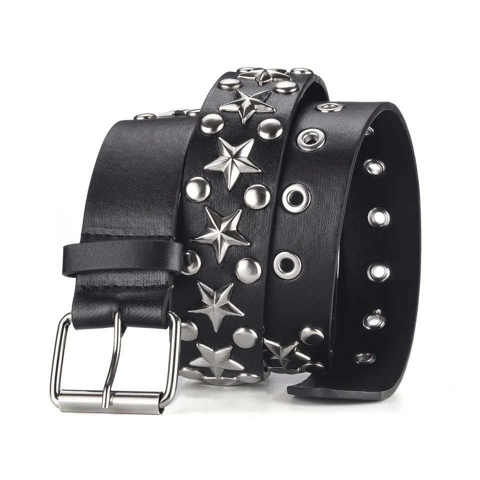 Japanese Brand Star riveted belt Size ONE SIZE - 1 Thumbnail