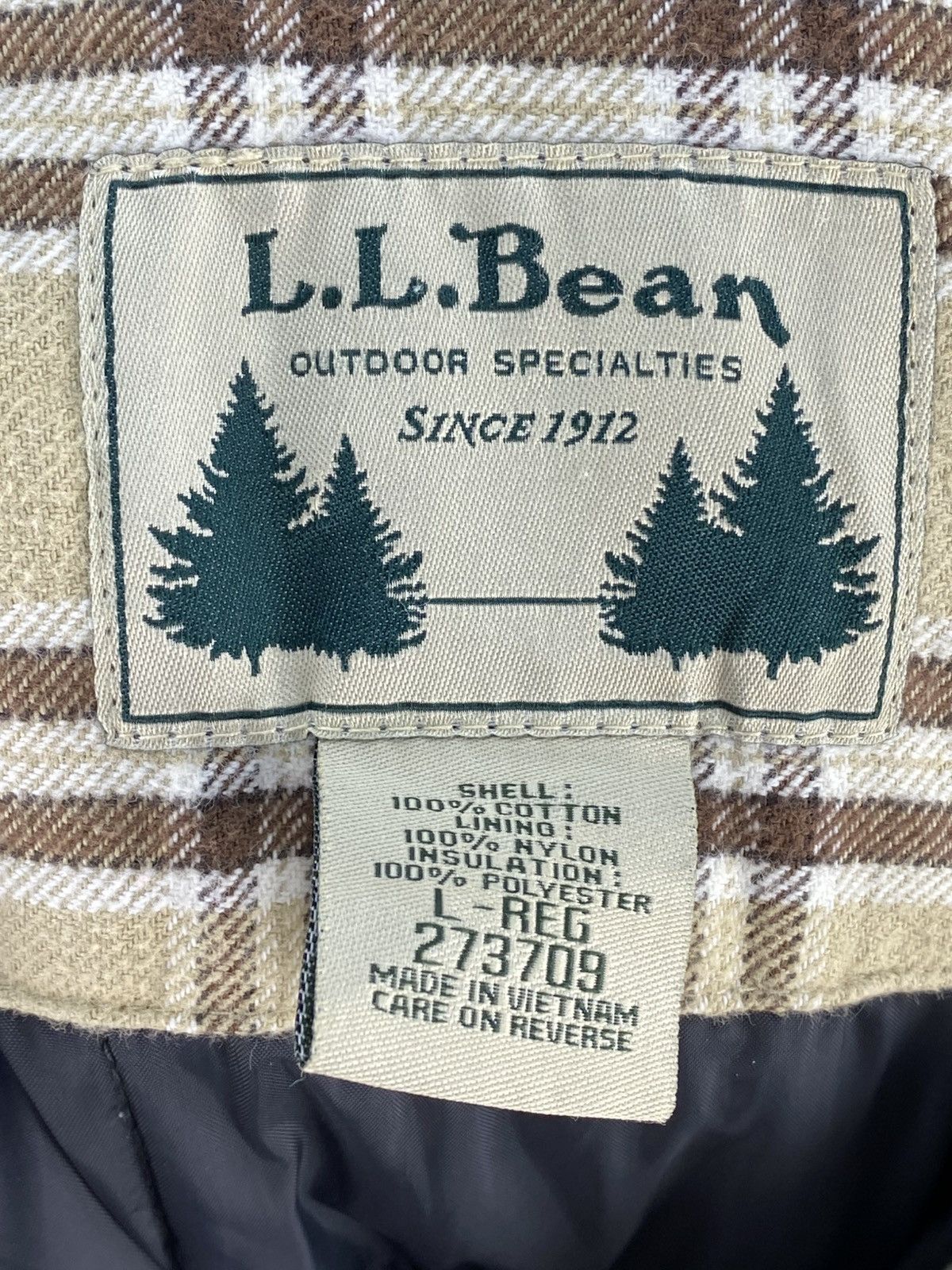 L.L. Bean L.L Bean Heavy Flannel Shirt Plaid Check Size US L / EU 52-54 / 3 - 11 Thumbnail