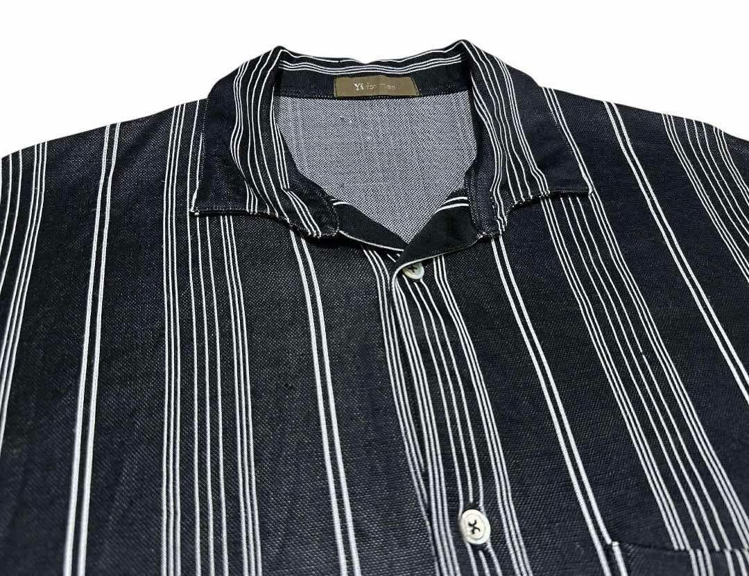 Y's for Men 🔥Archived Vintage Y’s For Men Striped Shirt Size US XL / EU 56 / 4 - 4 Thumbnail