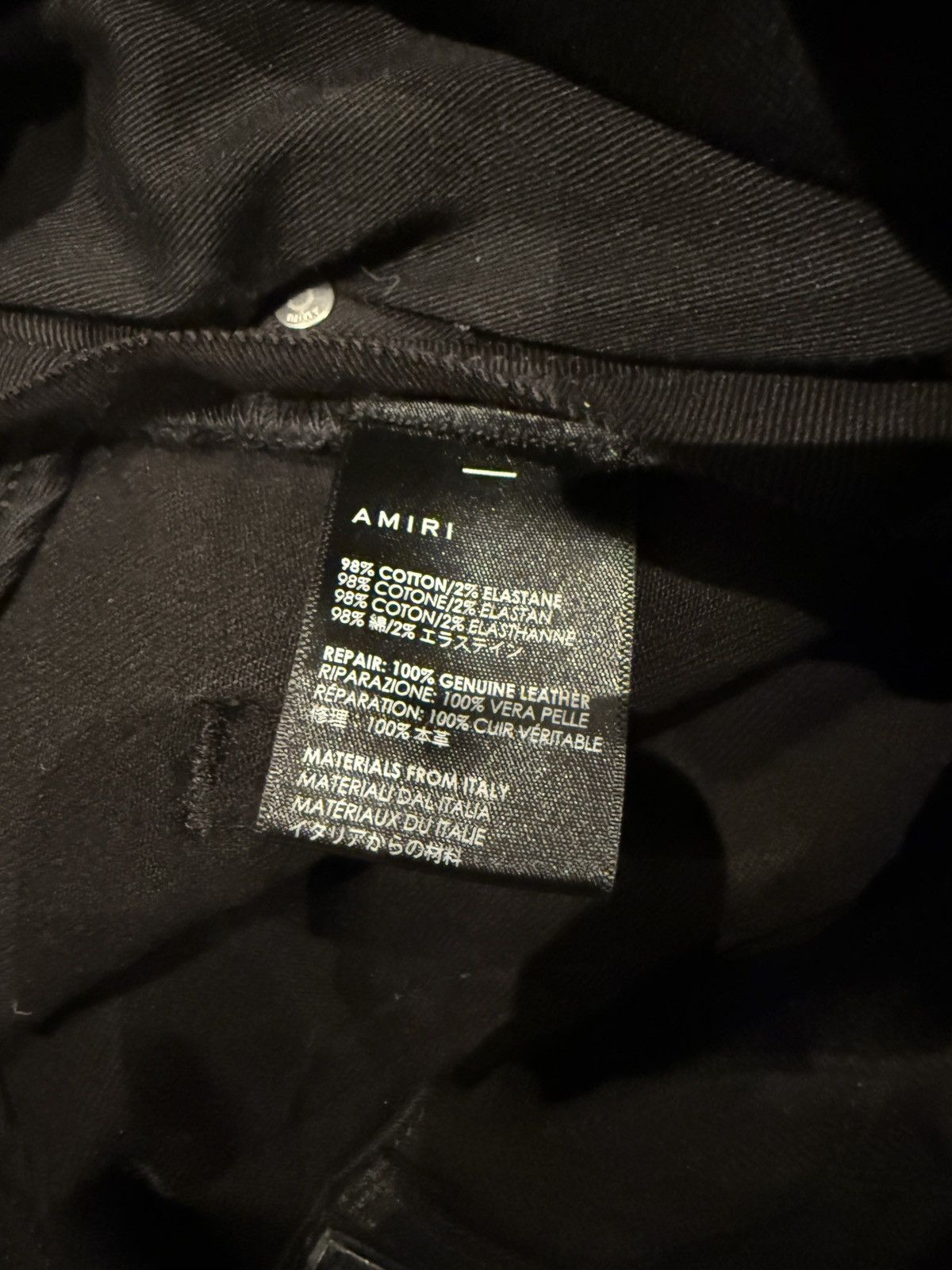 Amiri Amiri Jeans Black MX1 Size US 31 - 6 Thumbnail