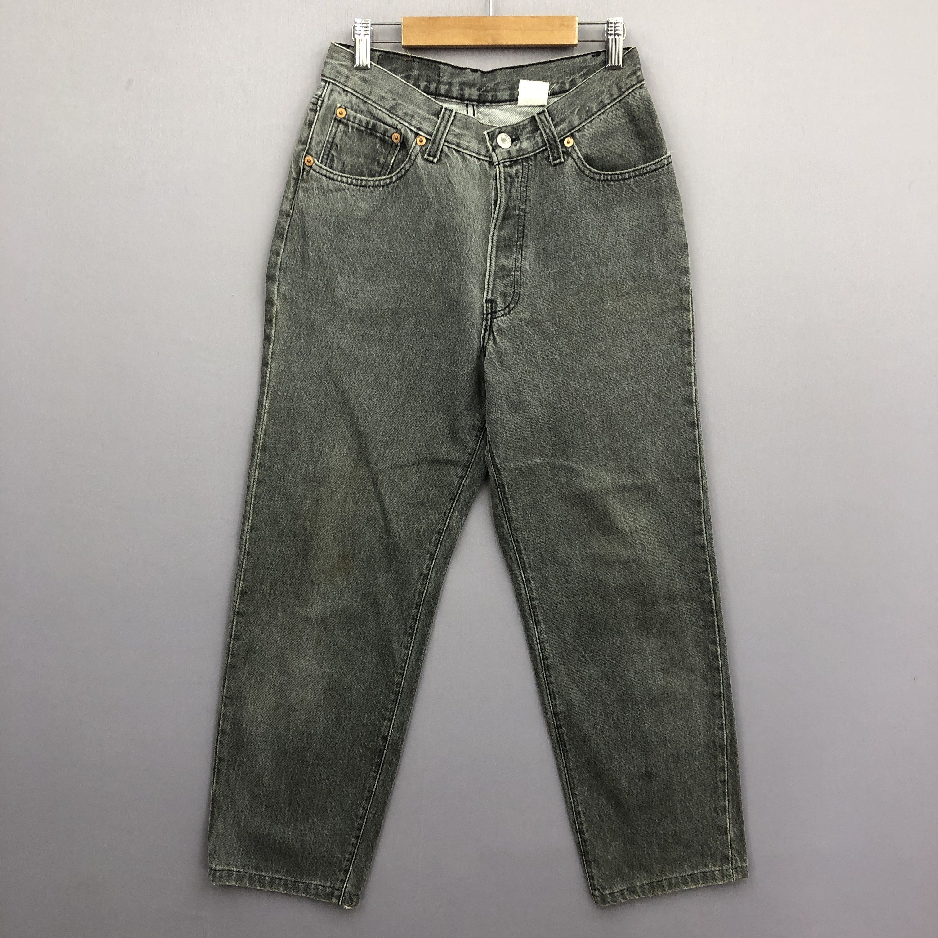 Levi's Vintage Levis 501 Faded Black Jeans Levi's Ash Gray Denim Size 24" / US 00 / IT 34 - 1 Thumbnail