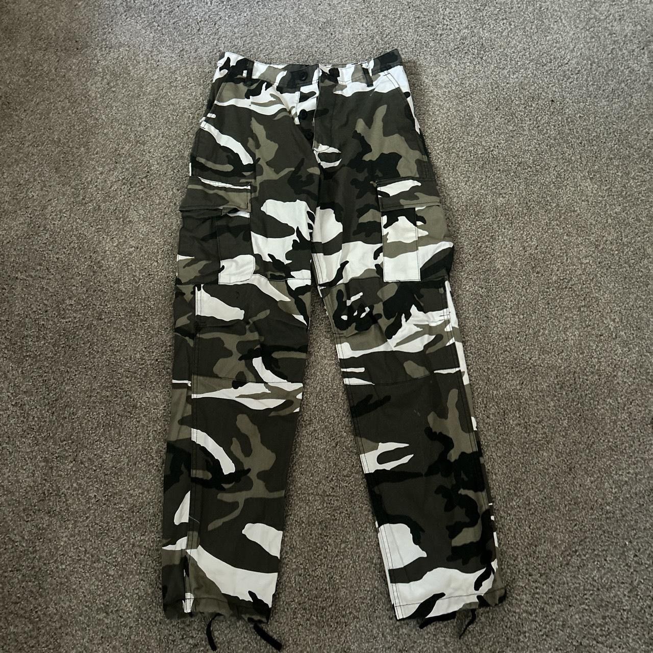 Zumiez Black Camo Cargo Pants Grailed