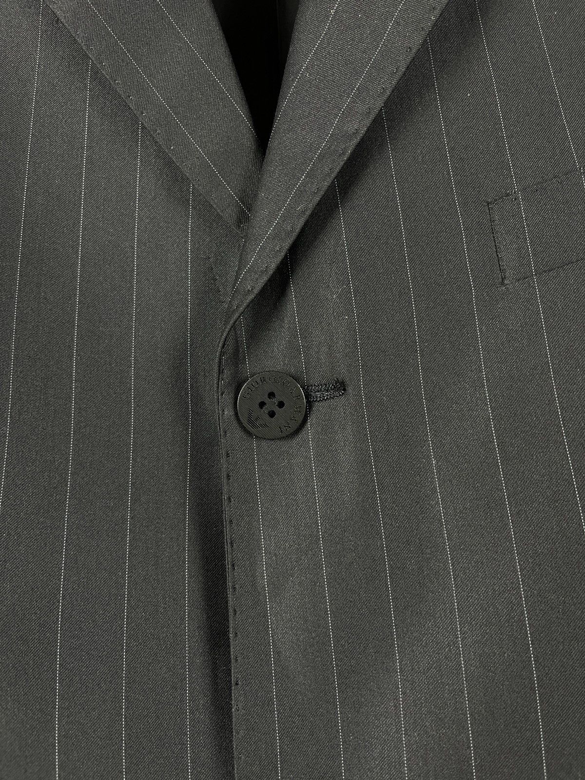 Giorgio Armani Giorgio Armani Le Collezioni vintage wool striped blazer Size 44R - 7 Thumbnail