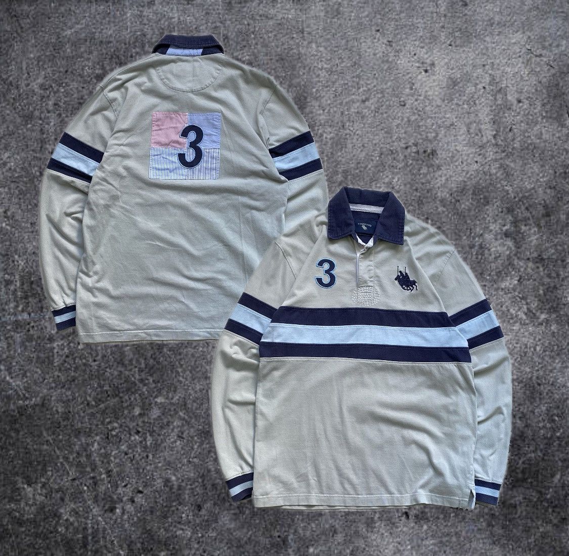 Polo Ralph Lauren 🐎 Vintage 90s Ralph Lauren style rugby shirt Y2K Polo Horse Size US M / EU 48-50 / 2 - 1 Thumbnail