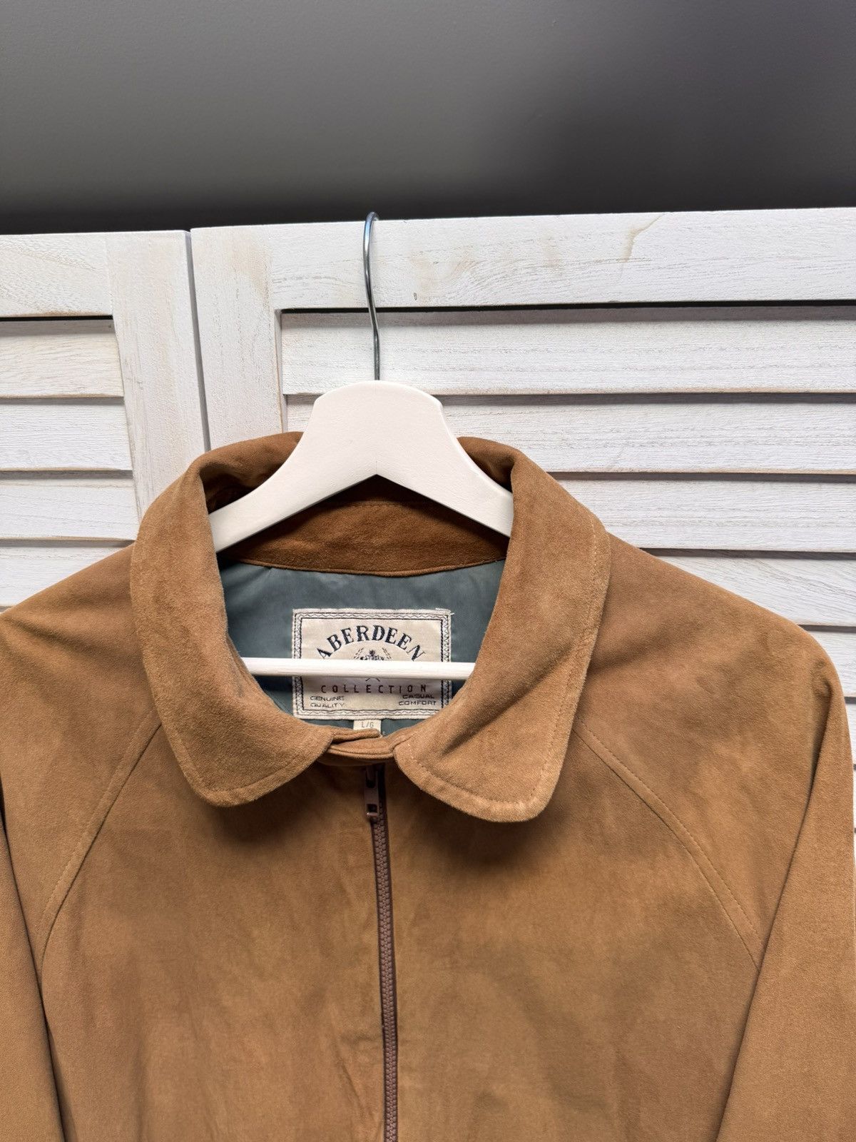 Vintage Men’s Vintage Bomber Leather ABERDEEN Size US L / EU 52-54 / 3 - 5 Thumbnail