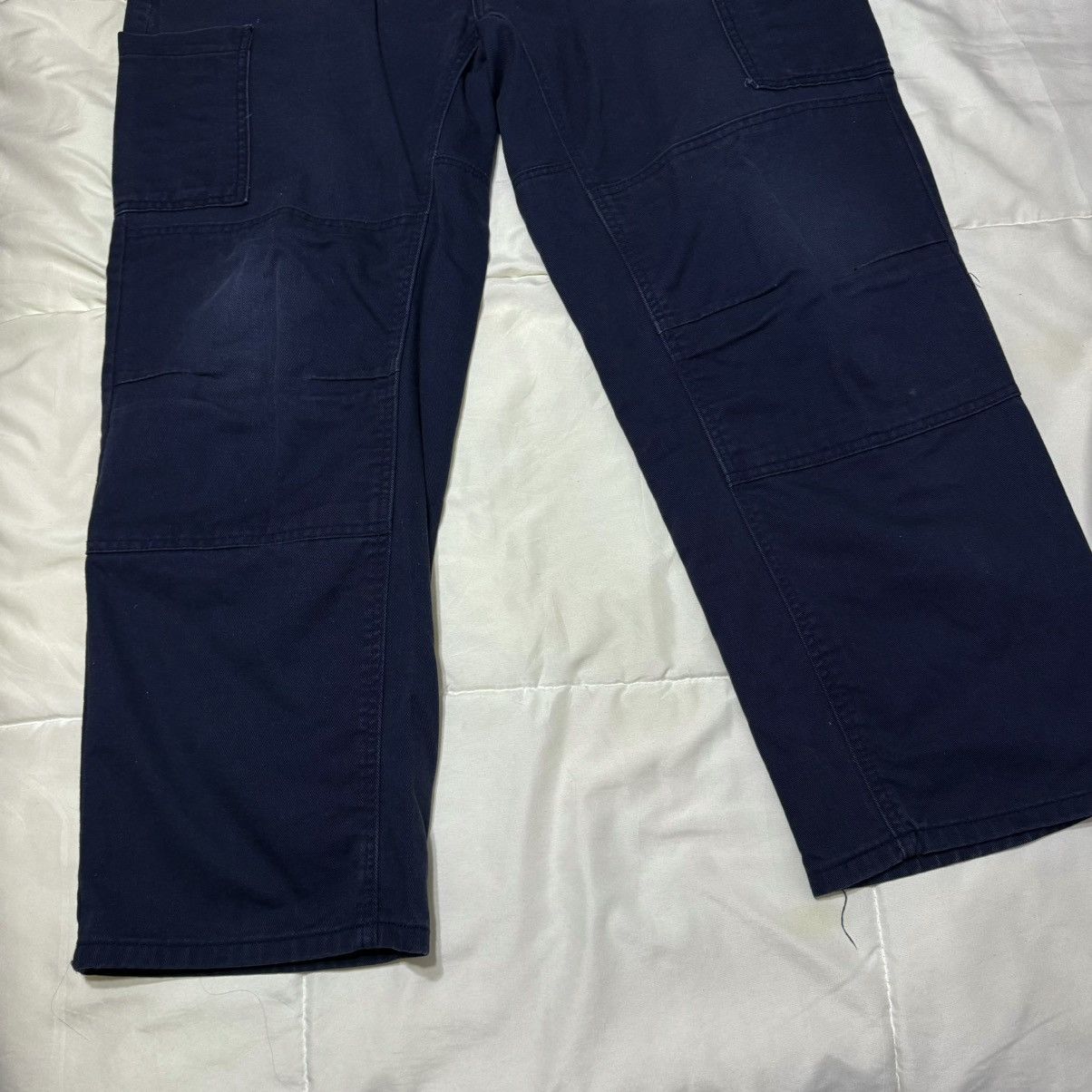 Vintage Vintage Navy Blue Cargo Pants Cargos Size US 40 / EU 56 - 3 Thumbnail